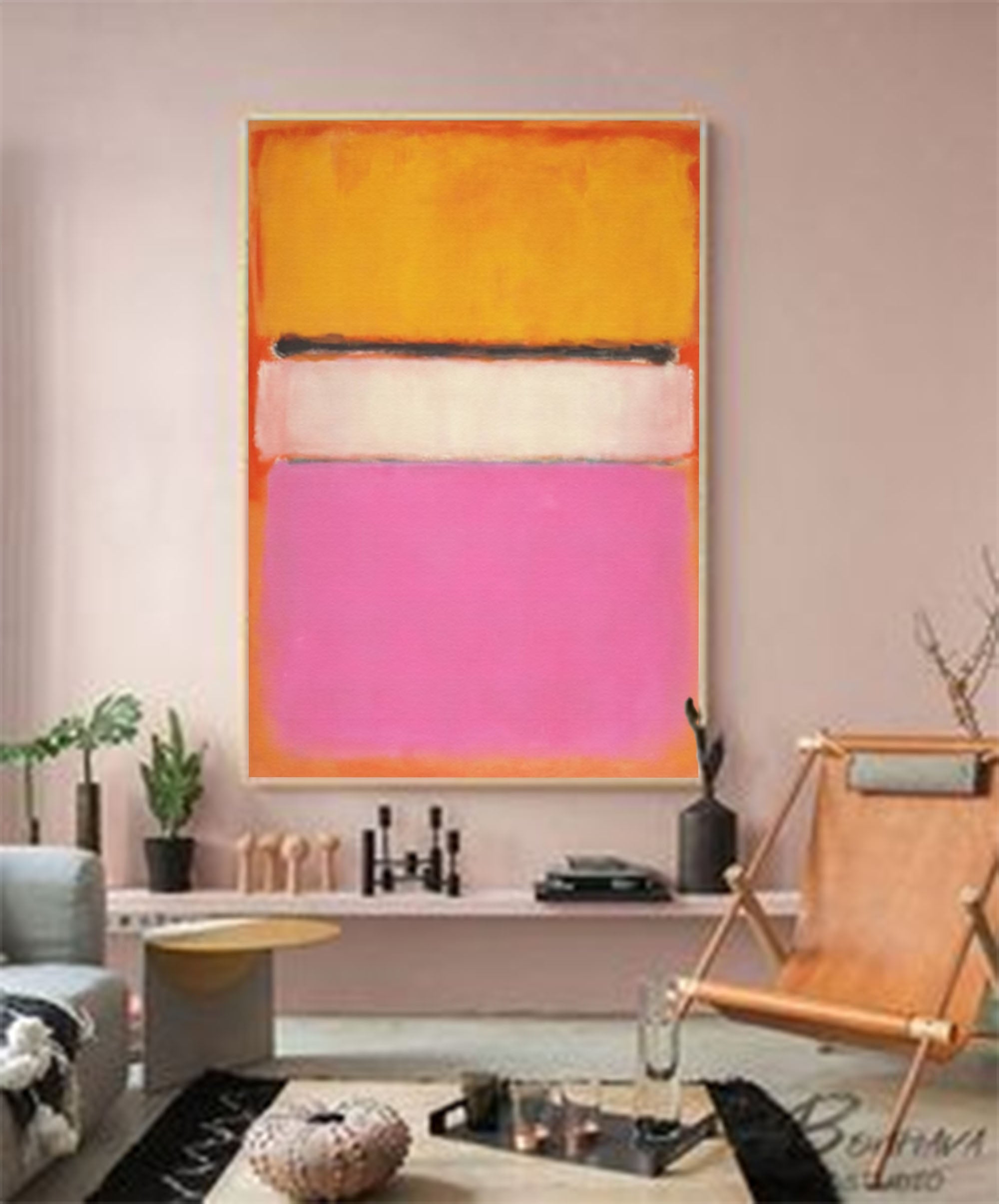 Vibrant Blocks: Bold Abstract Harmony