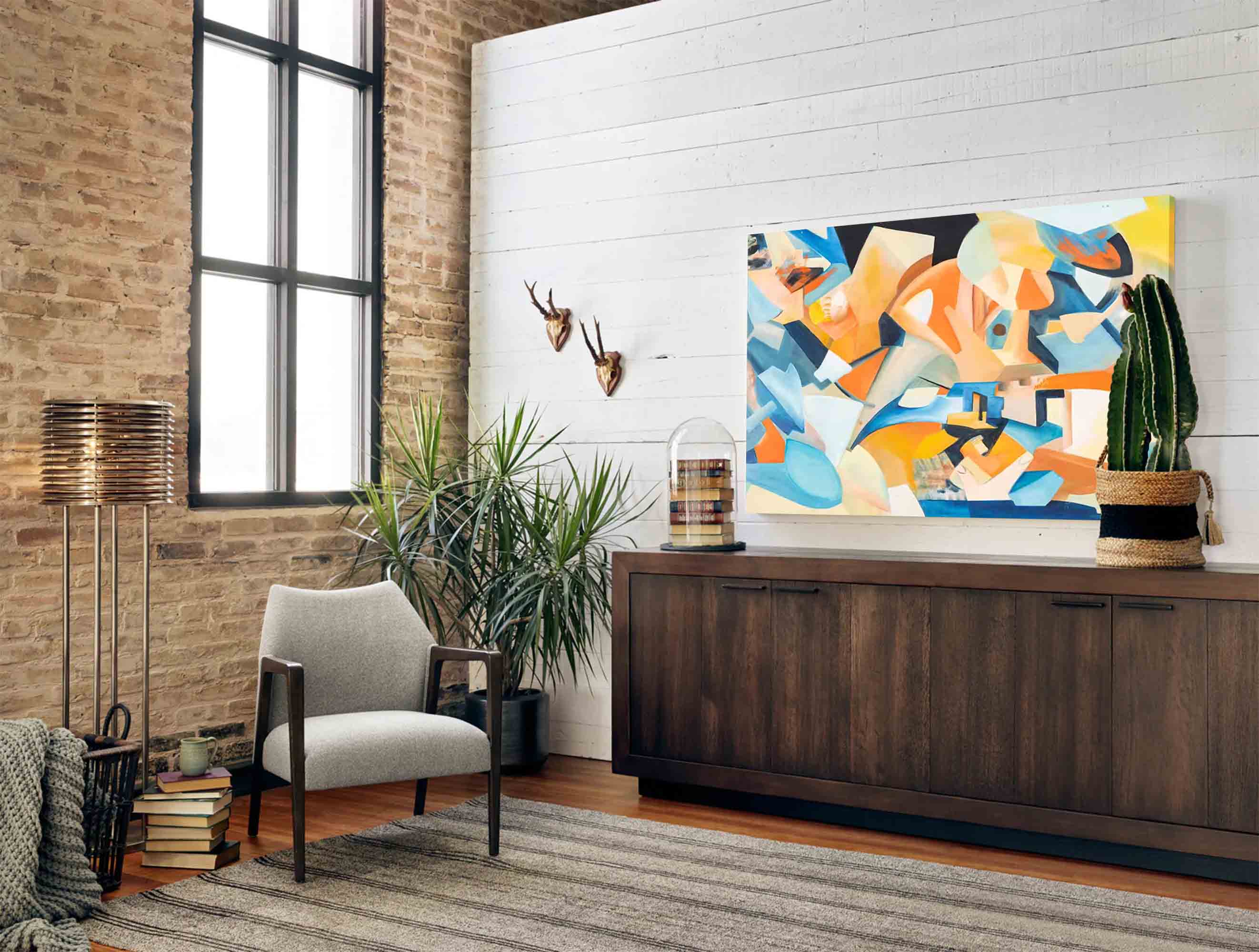 Geometric Abstract Colorful Art