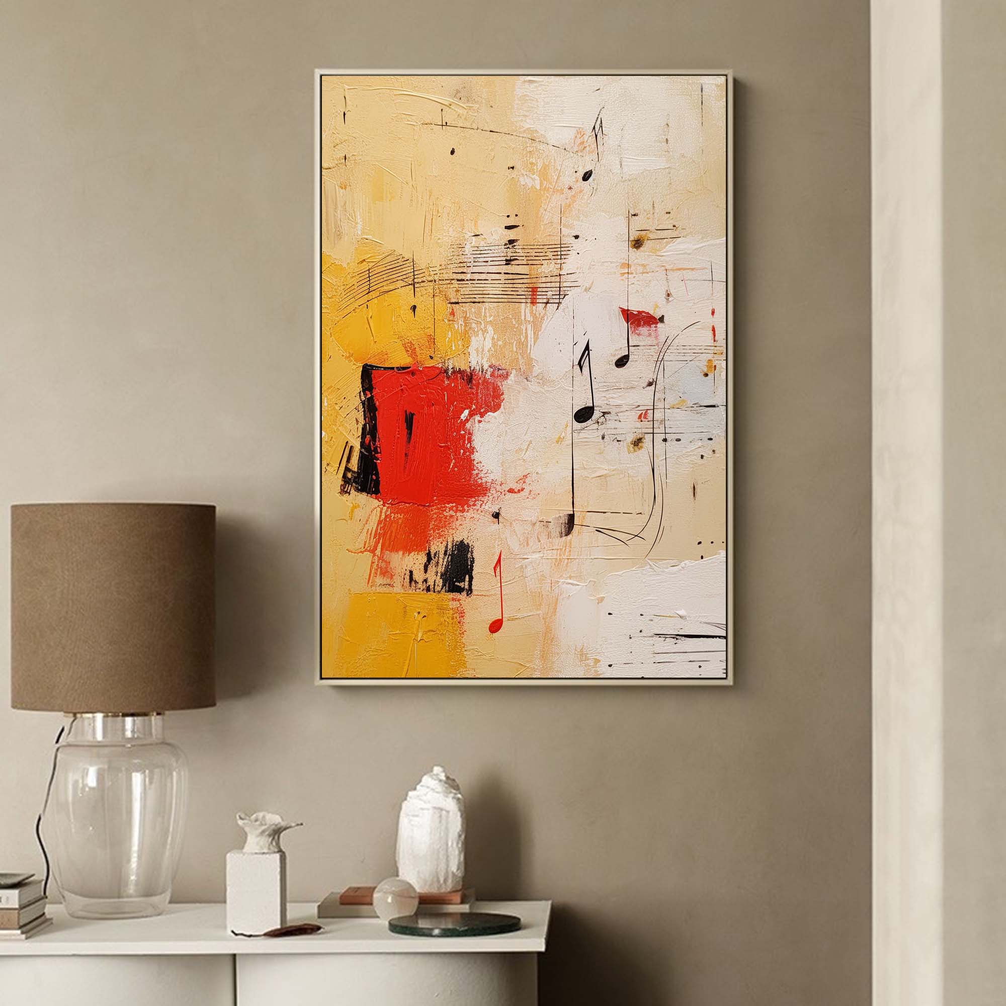 Melodic Abstract Music Canvas Art