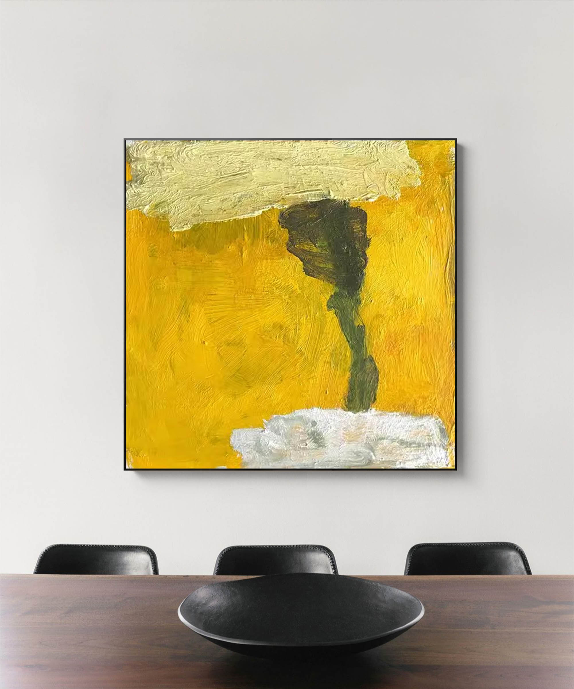Golden Dreamscape Oil Painting