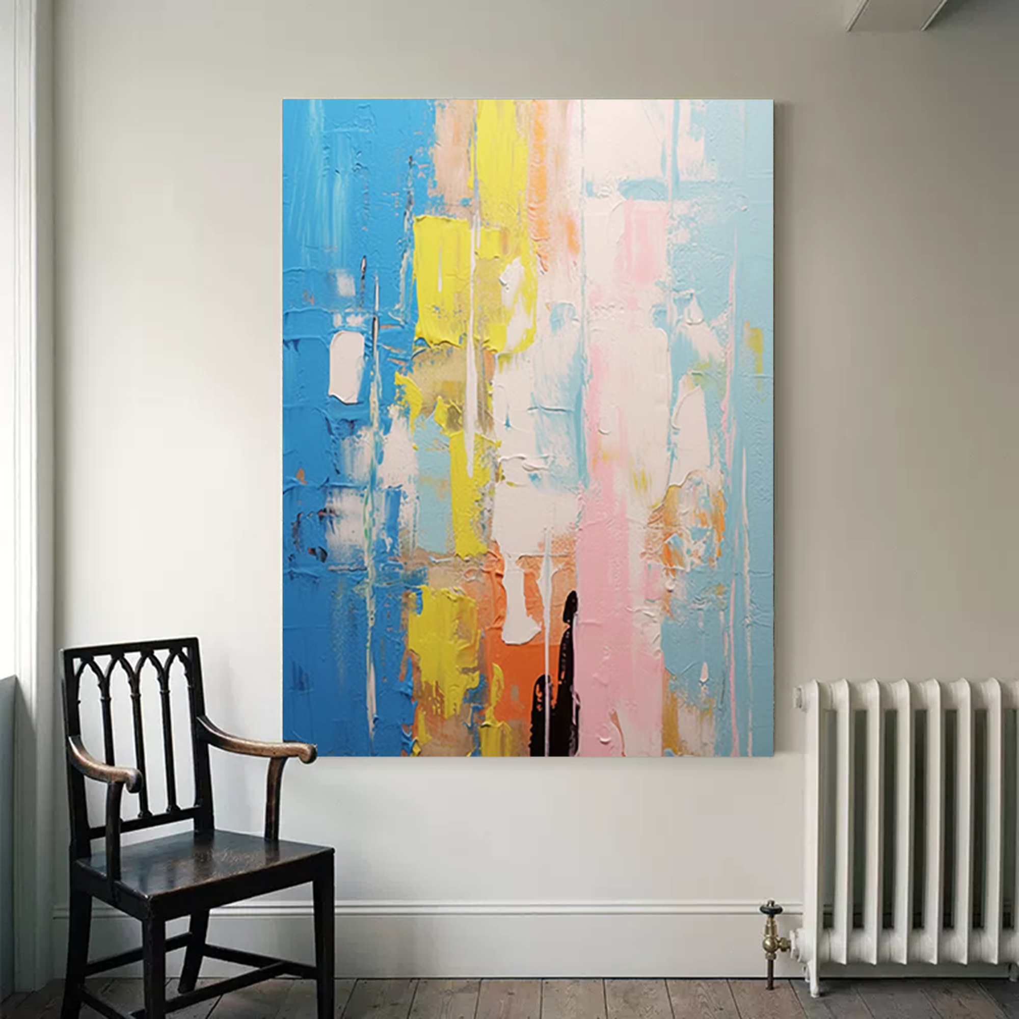 Bold Harmony: Abstract Color Layers