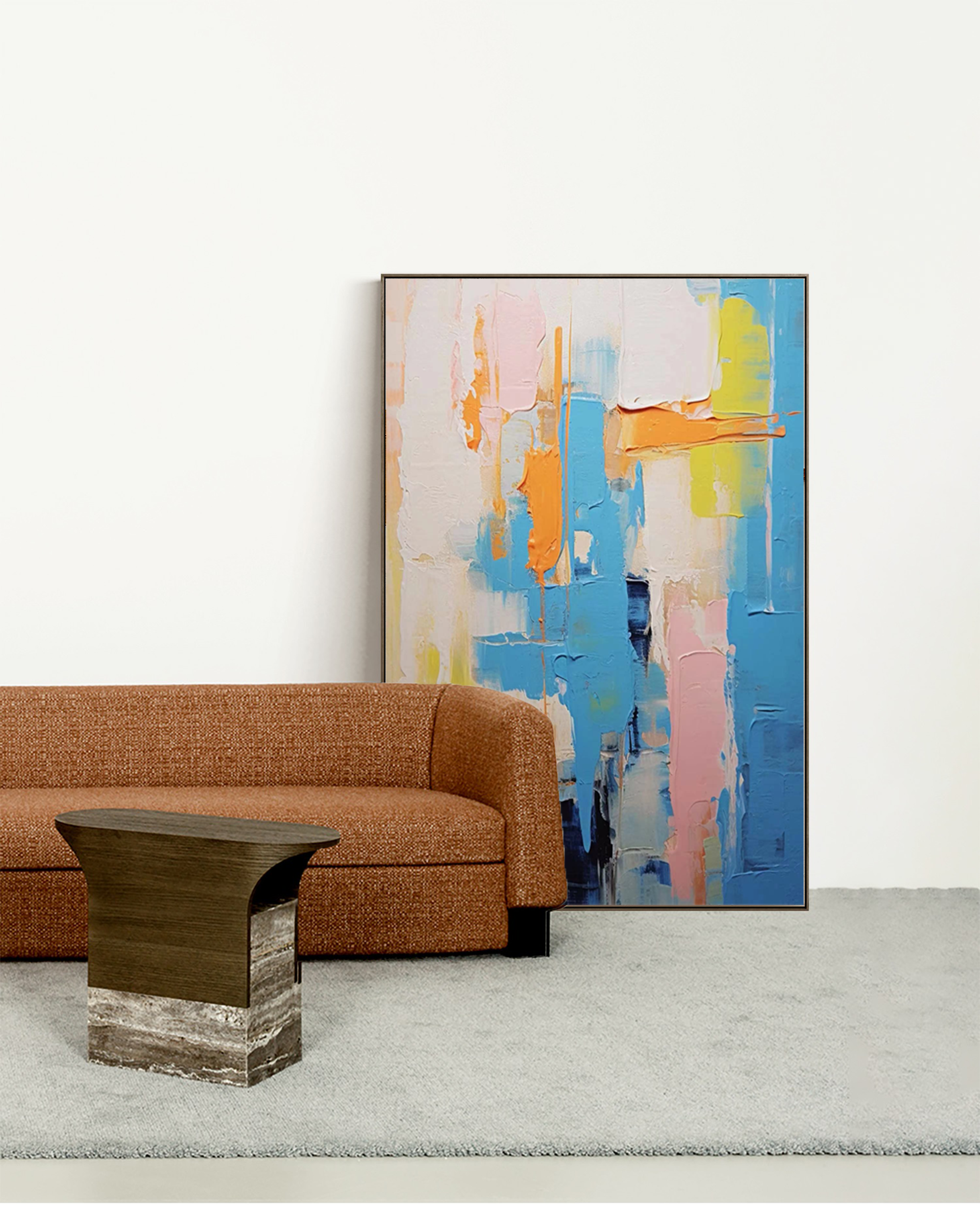 Vibrant Layers: Abstract Color Play