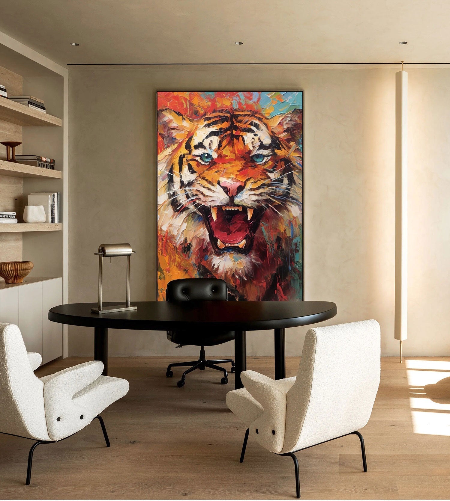 Ferocious Tiger in Vibrant Fury