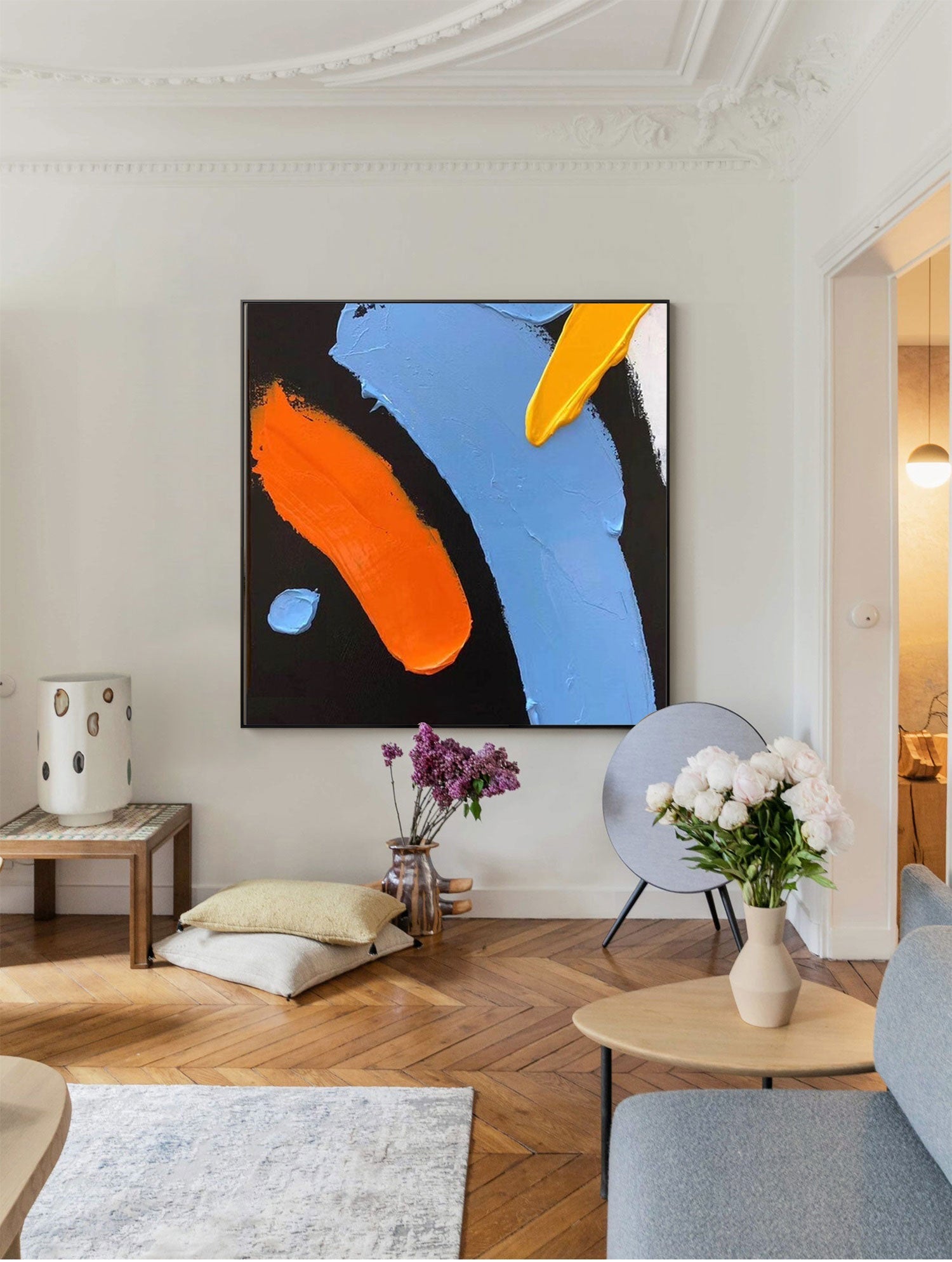 Bold Minimalist Abstract Canvas