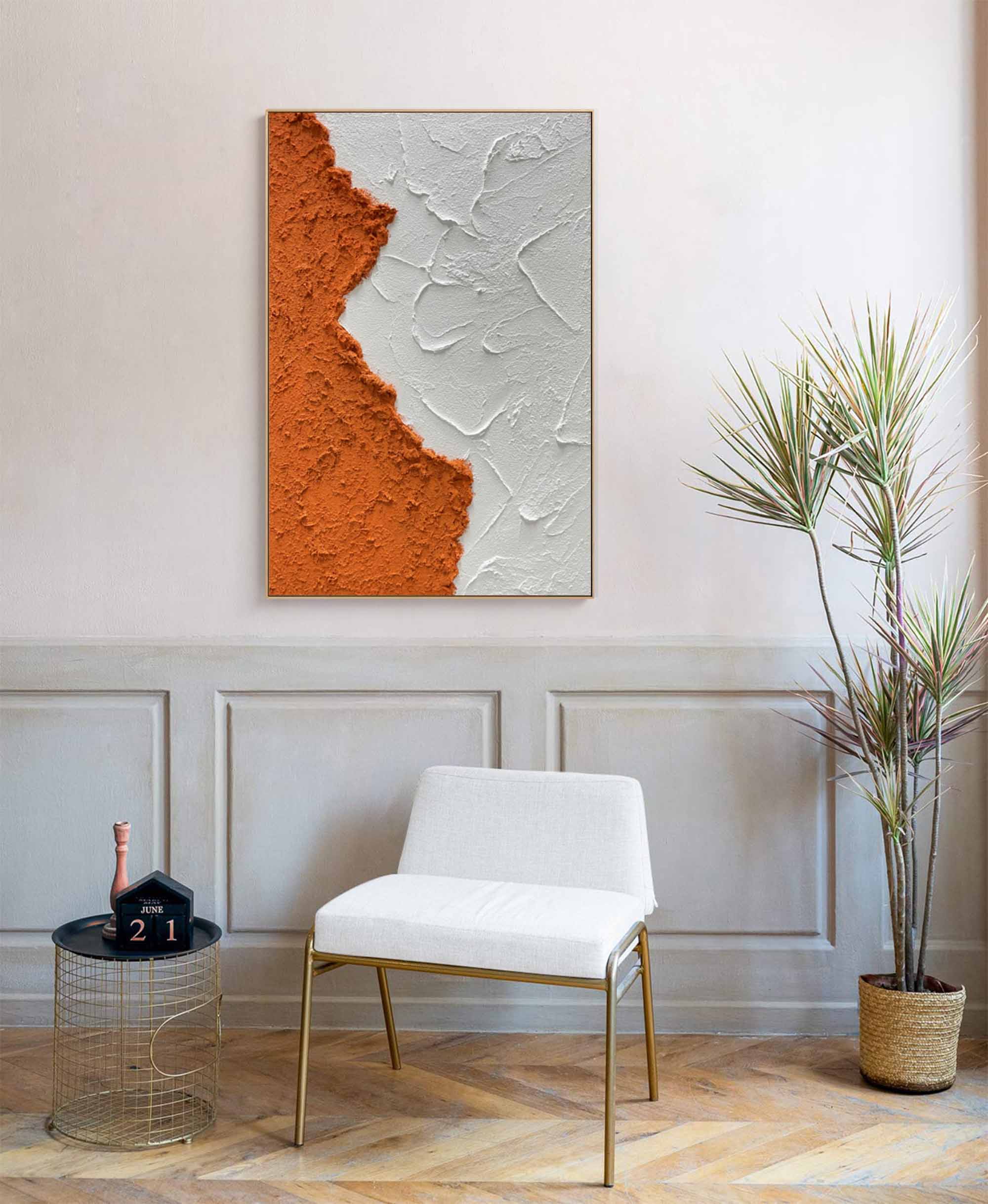 Textured Abstract Earth Tones Art