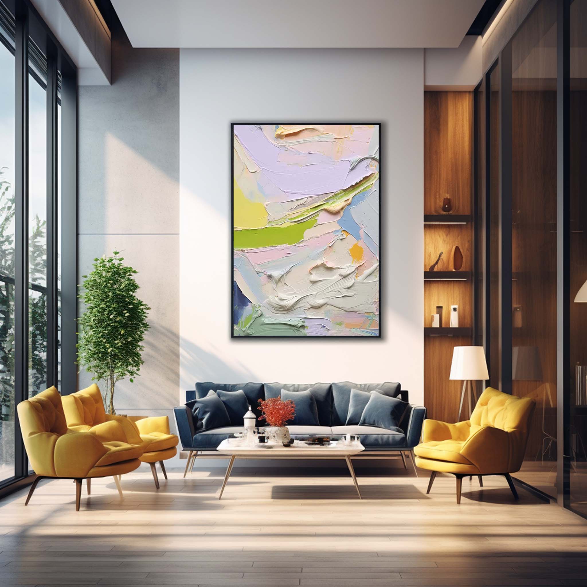 Abstract Canvas Art #AB307