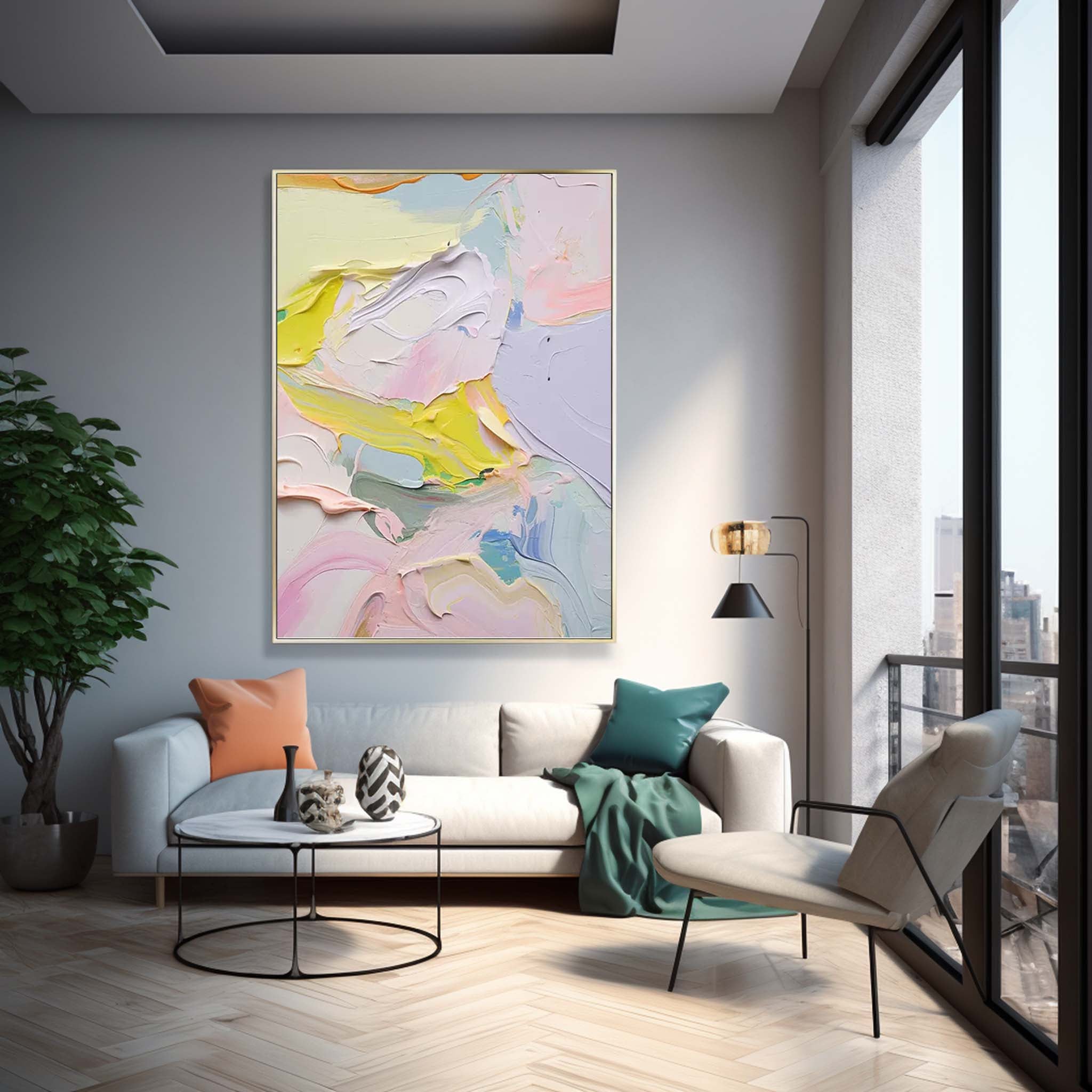 Abstract Canvas Art #AB309