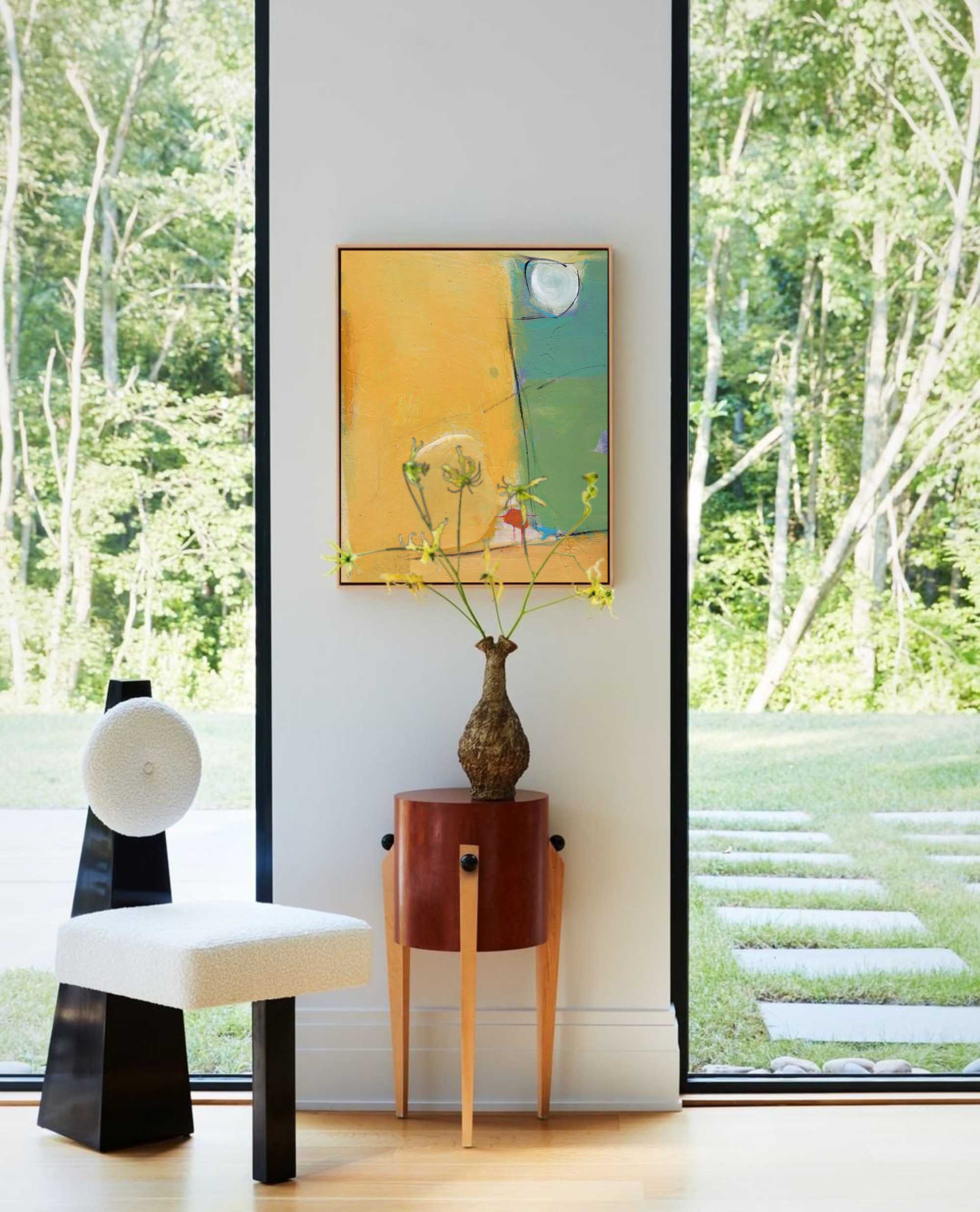 Minimalist Abstract Pastel Canvas Art