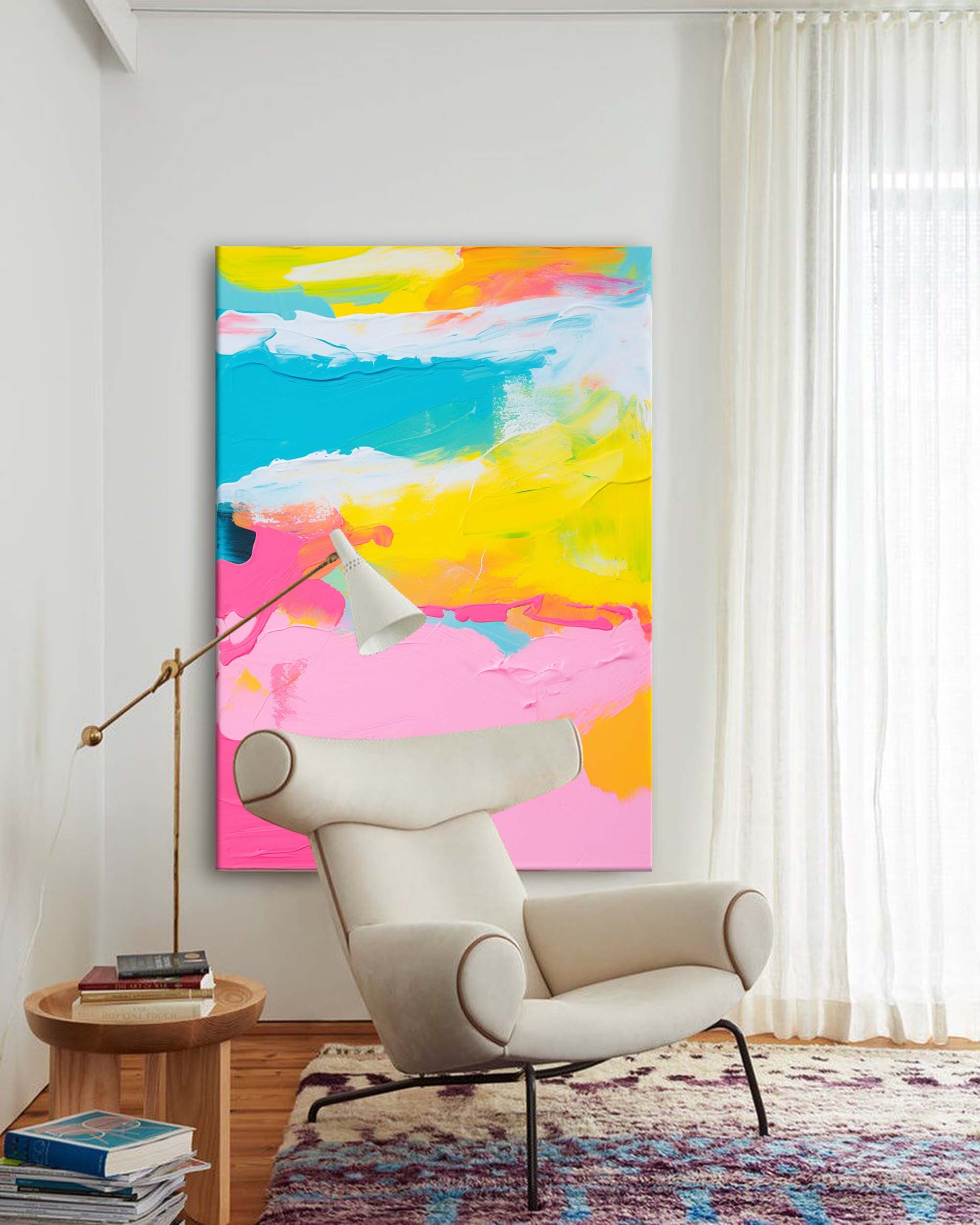 Sunny Daydream Abstract Canvas