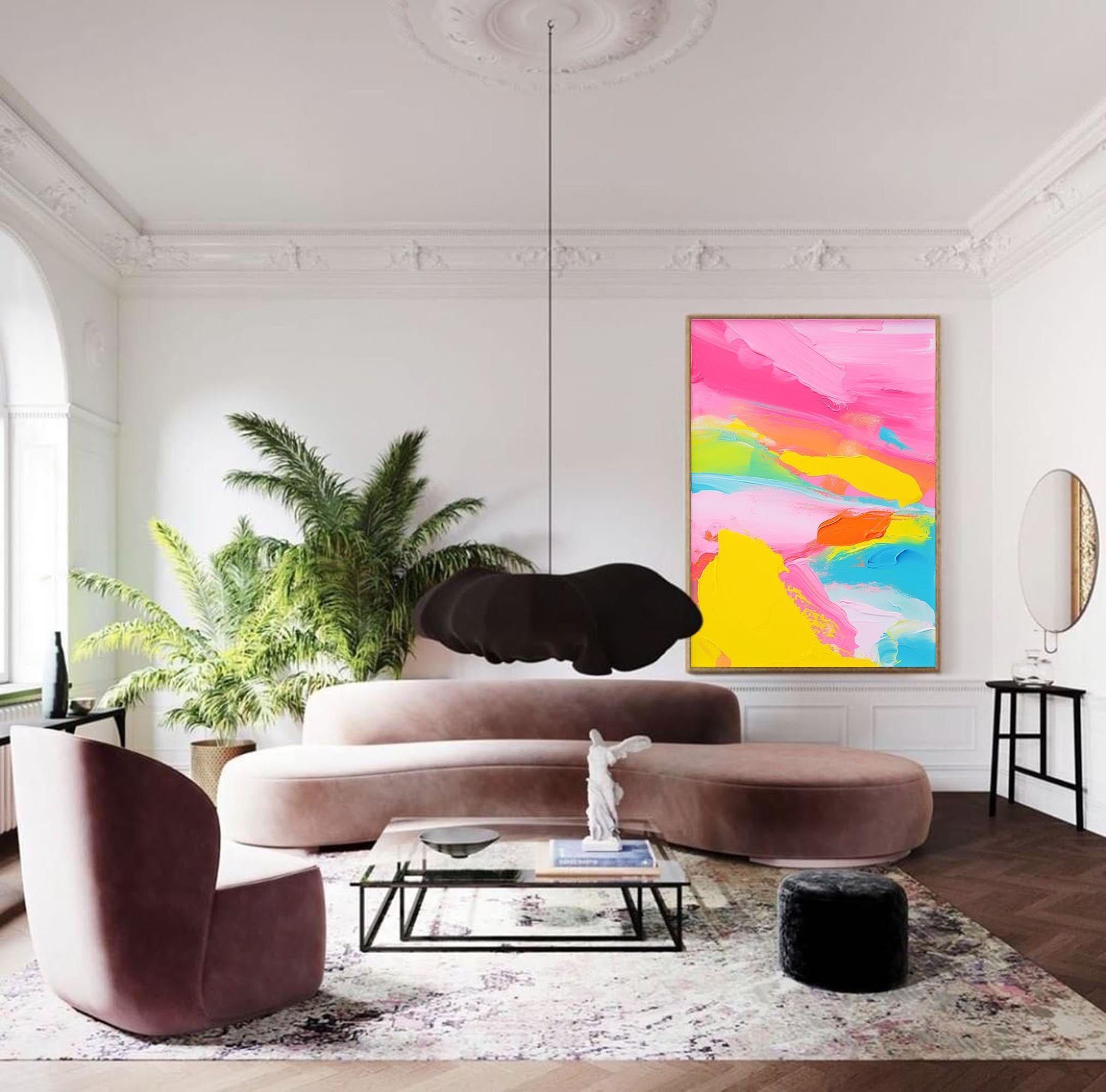 Joyful Horizon Abstract Canvas