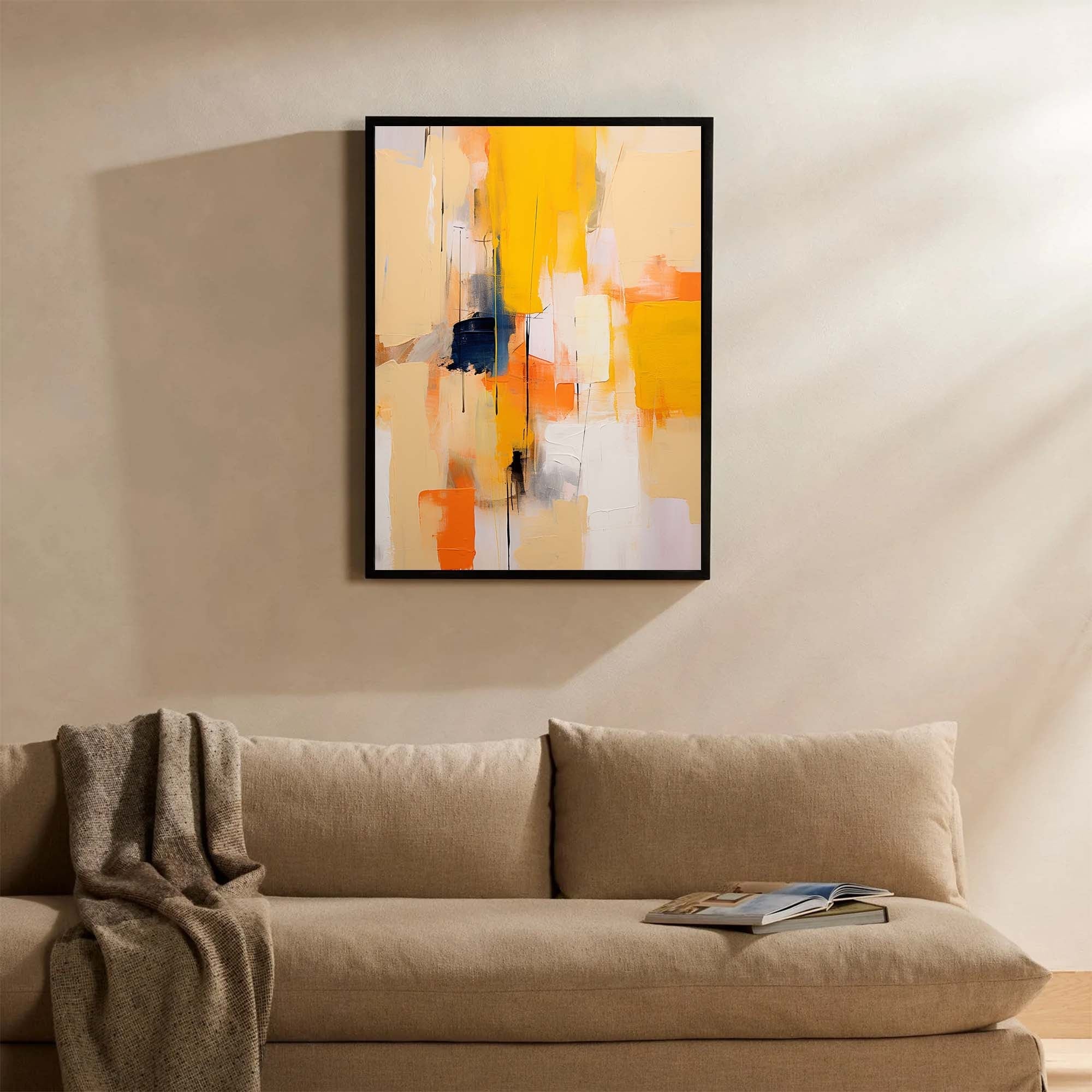 Radiant Hues in Abstract Layers