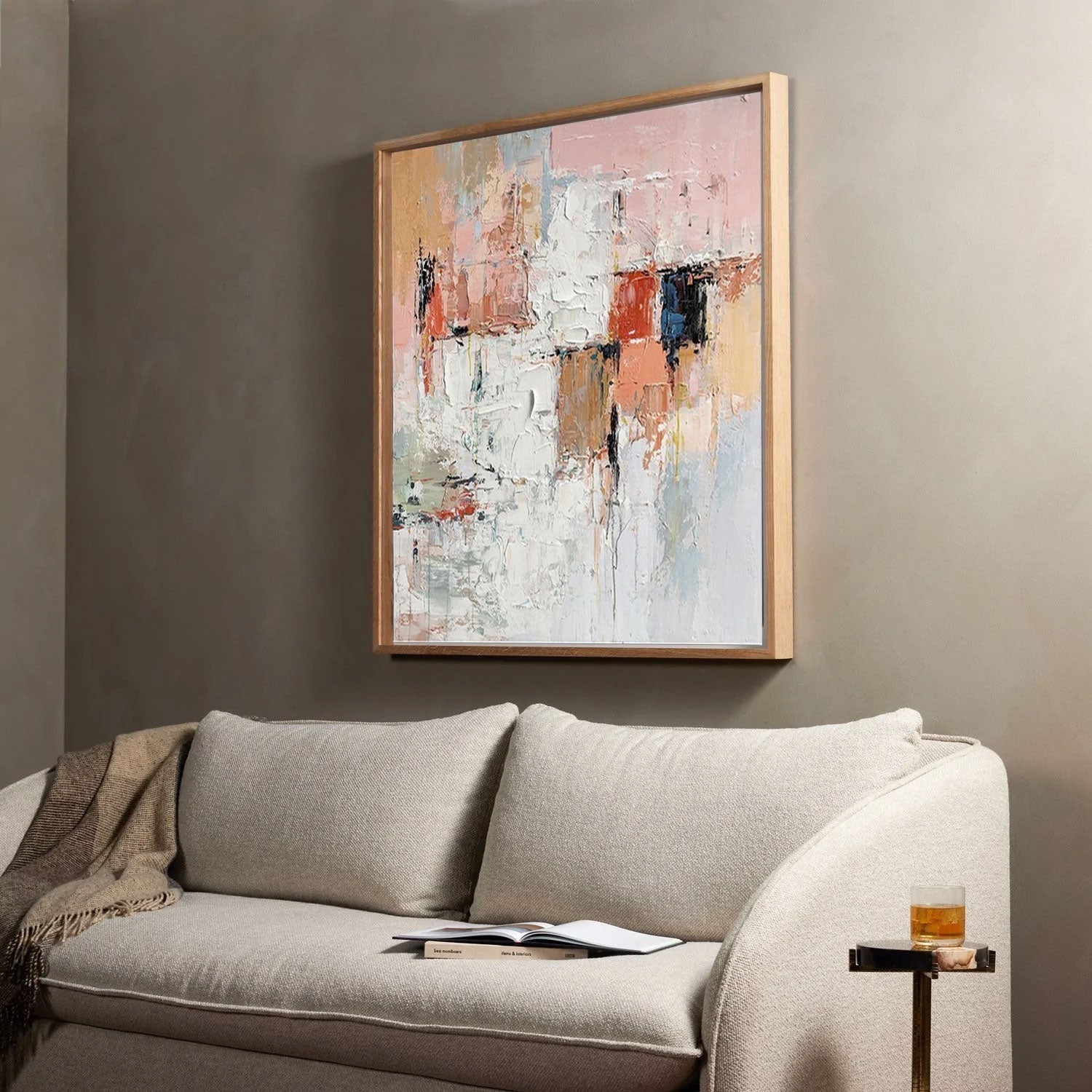 Textured Abstract Oil Painting