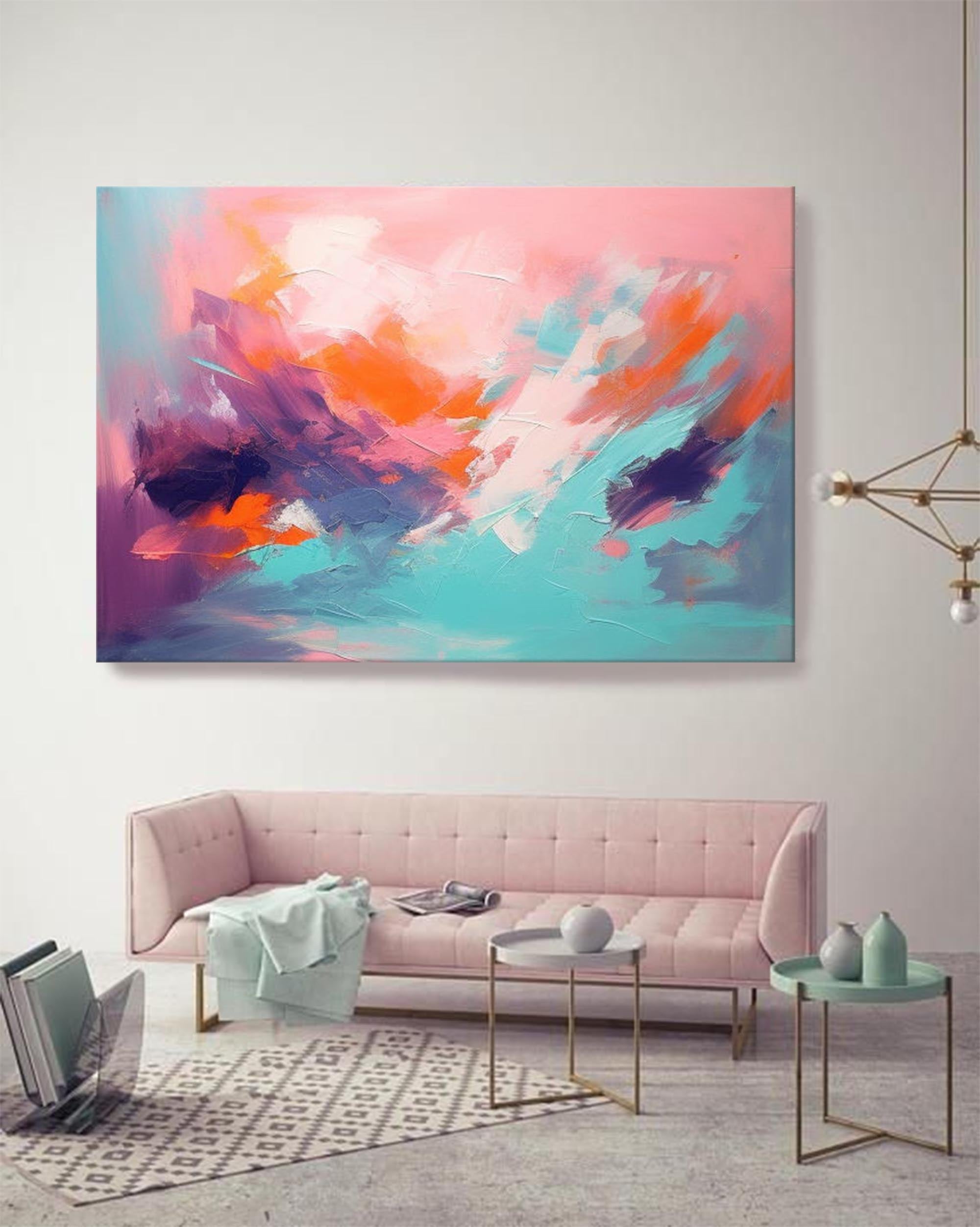 Serene Dusk Abstract Expression
