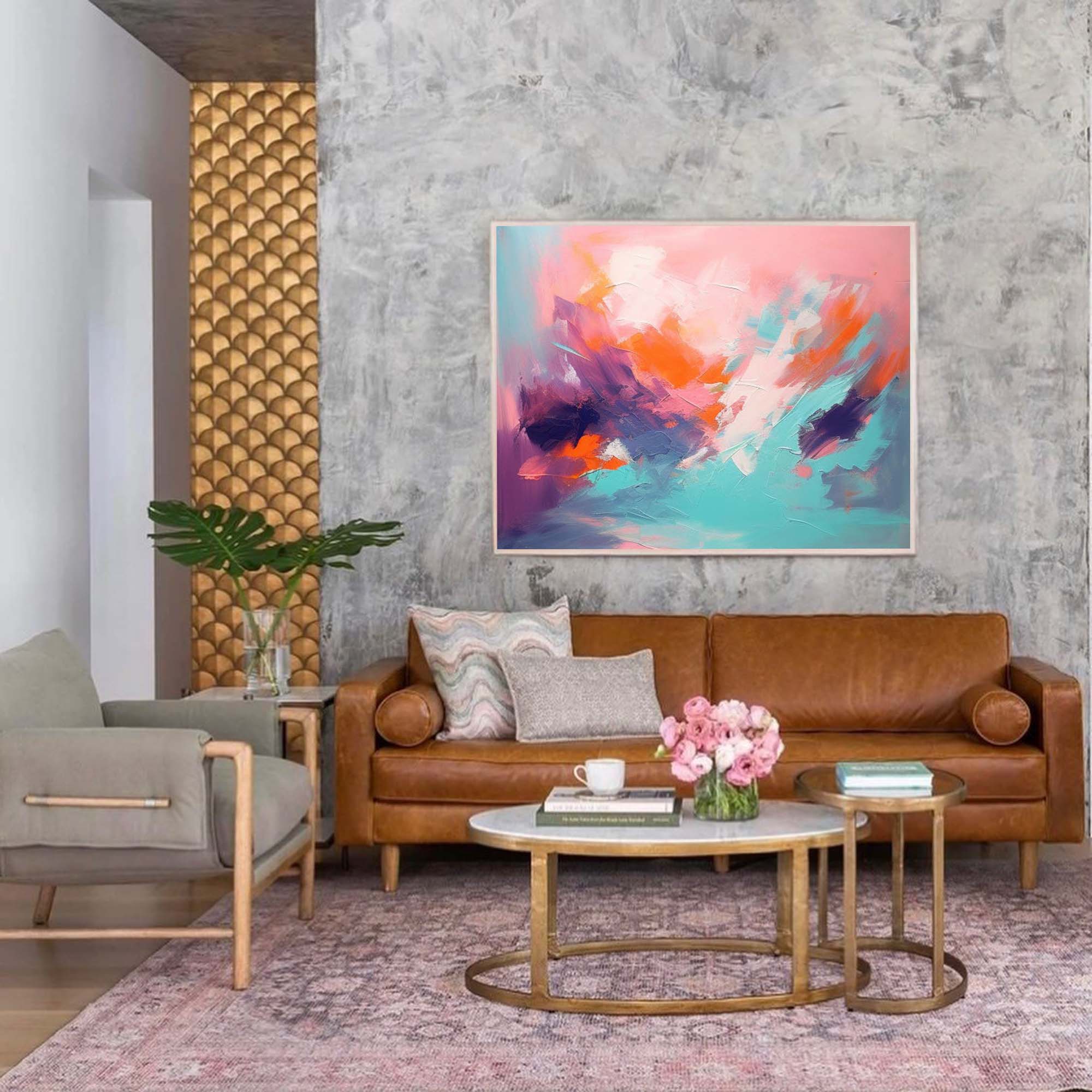 Serene Dusk Abstract Expression