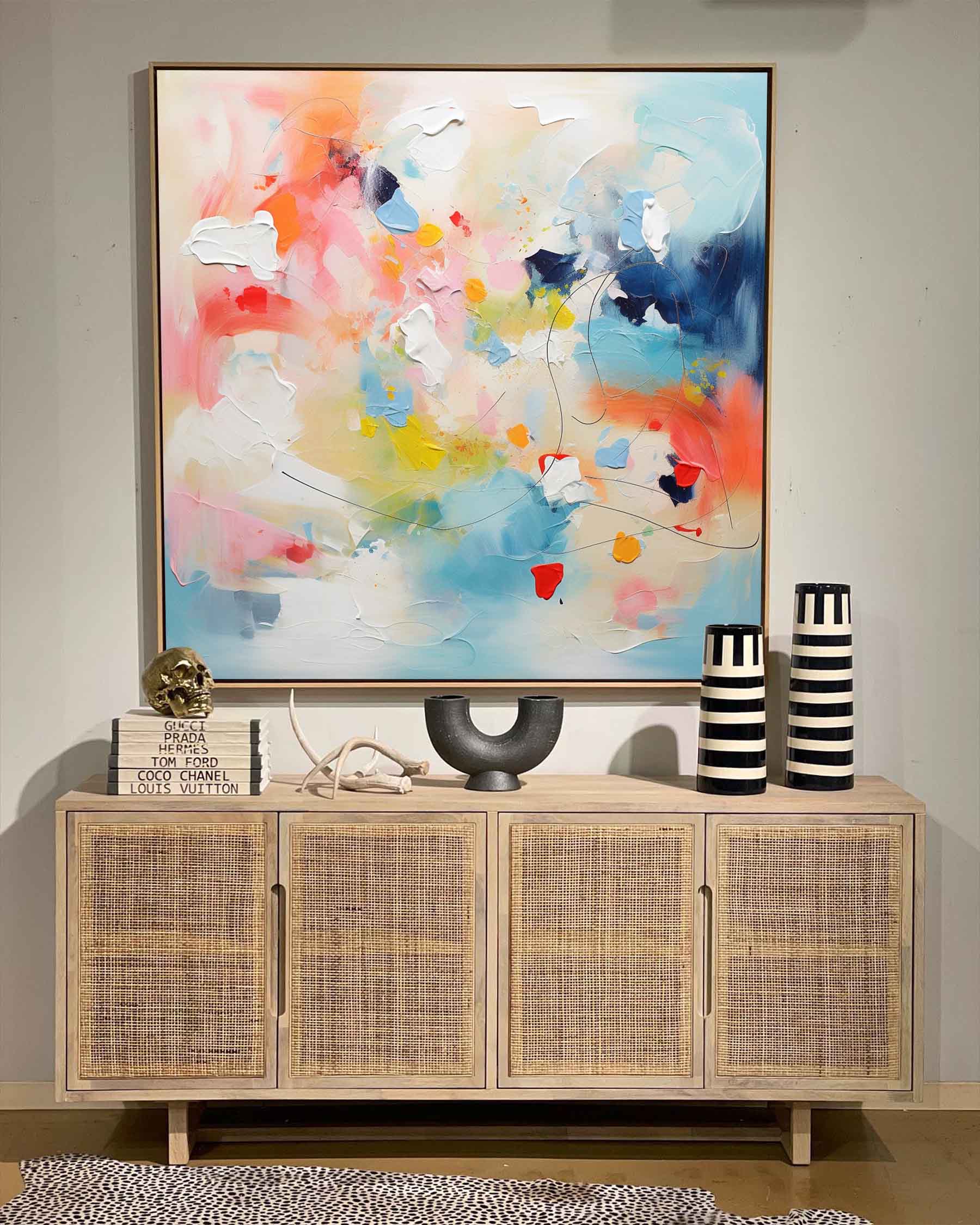 Vibrant Abstract Color Motion Art