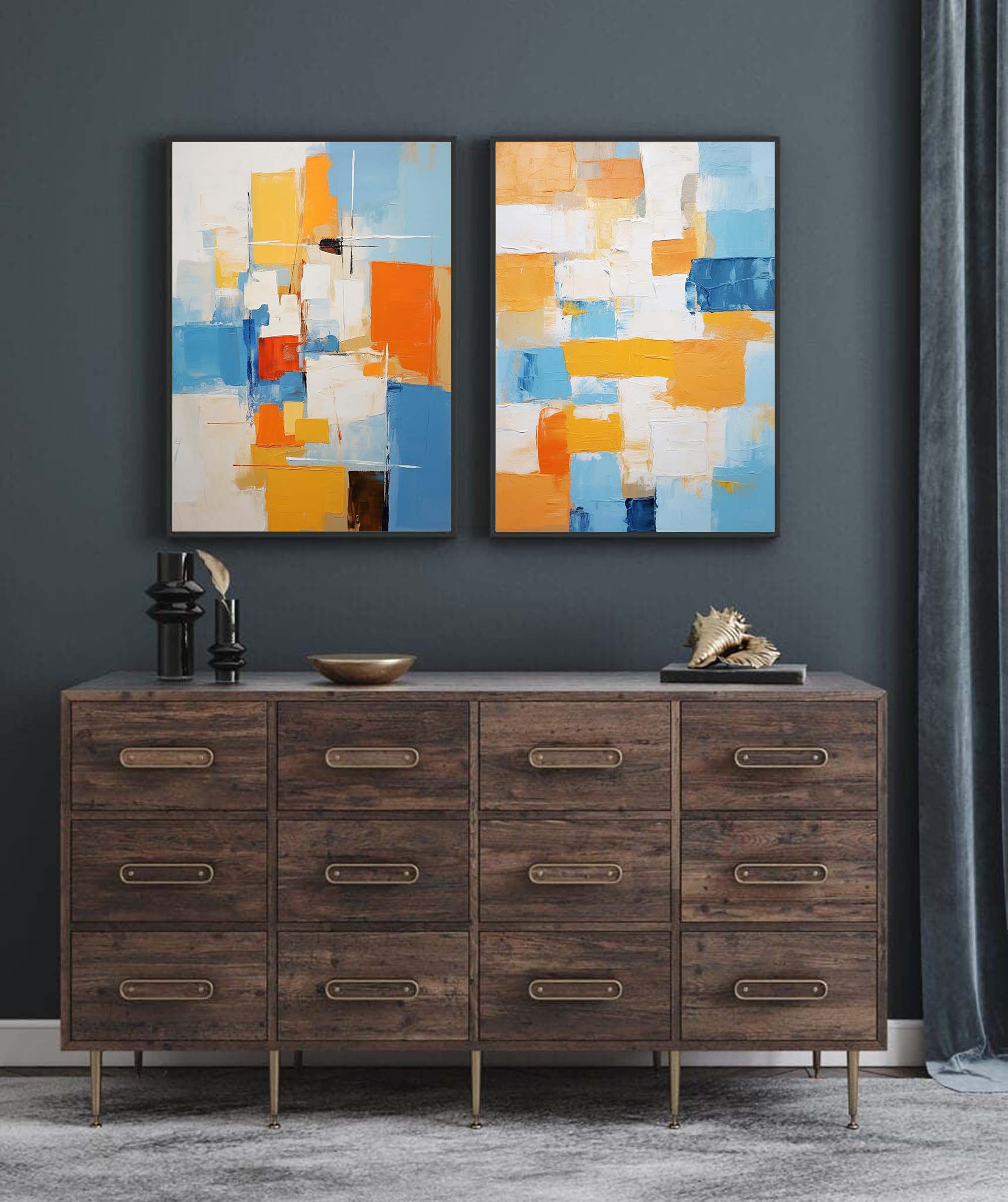 Vibrant Abstract Color Harmony