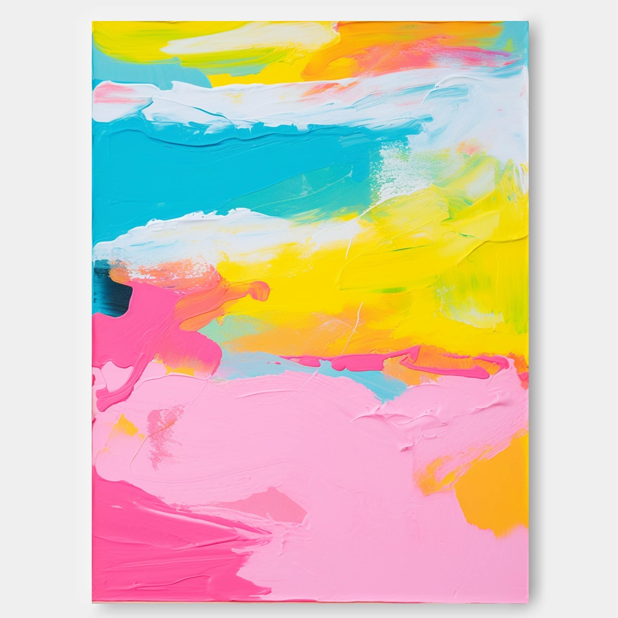 Sunny Daydream Abstract Canvas