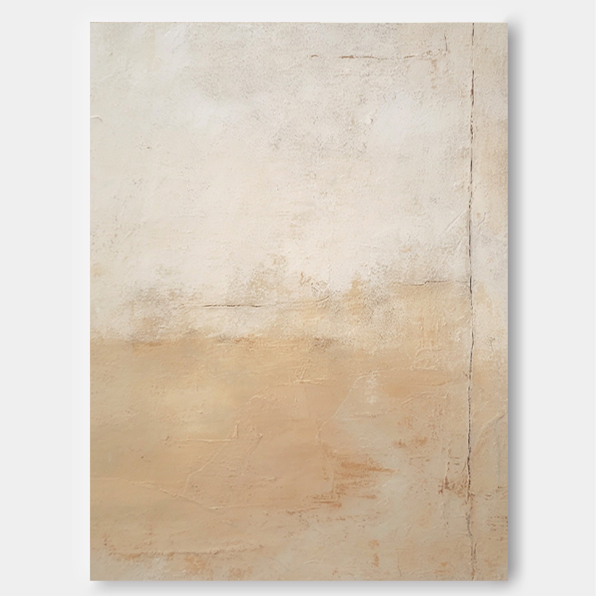 Neutral Textured Minimalist Art