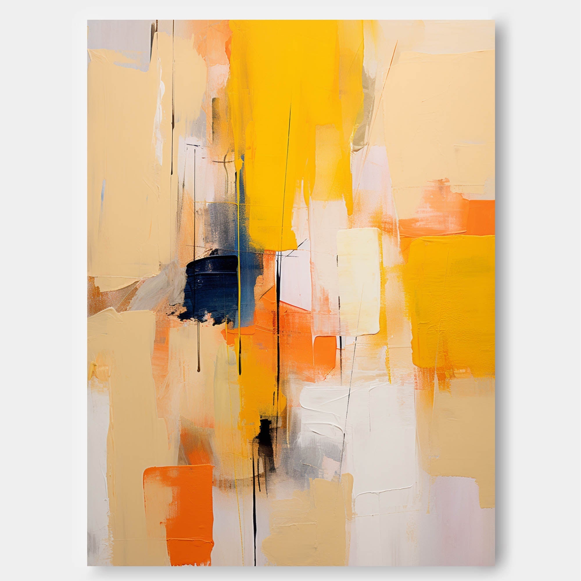 Radiant Hues in Abstract Layers