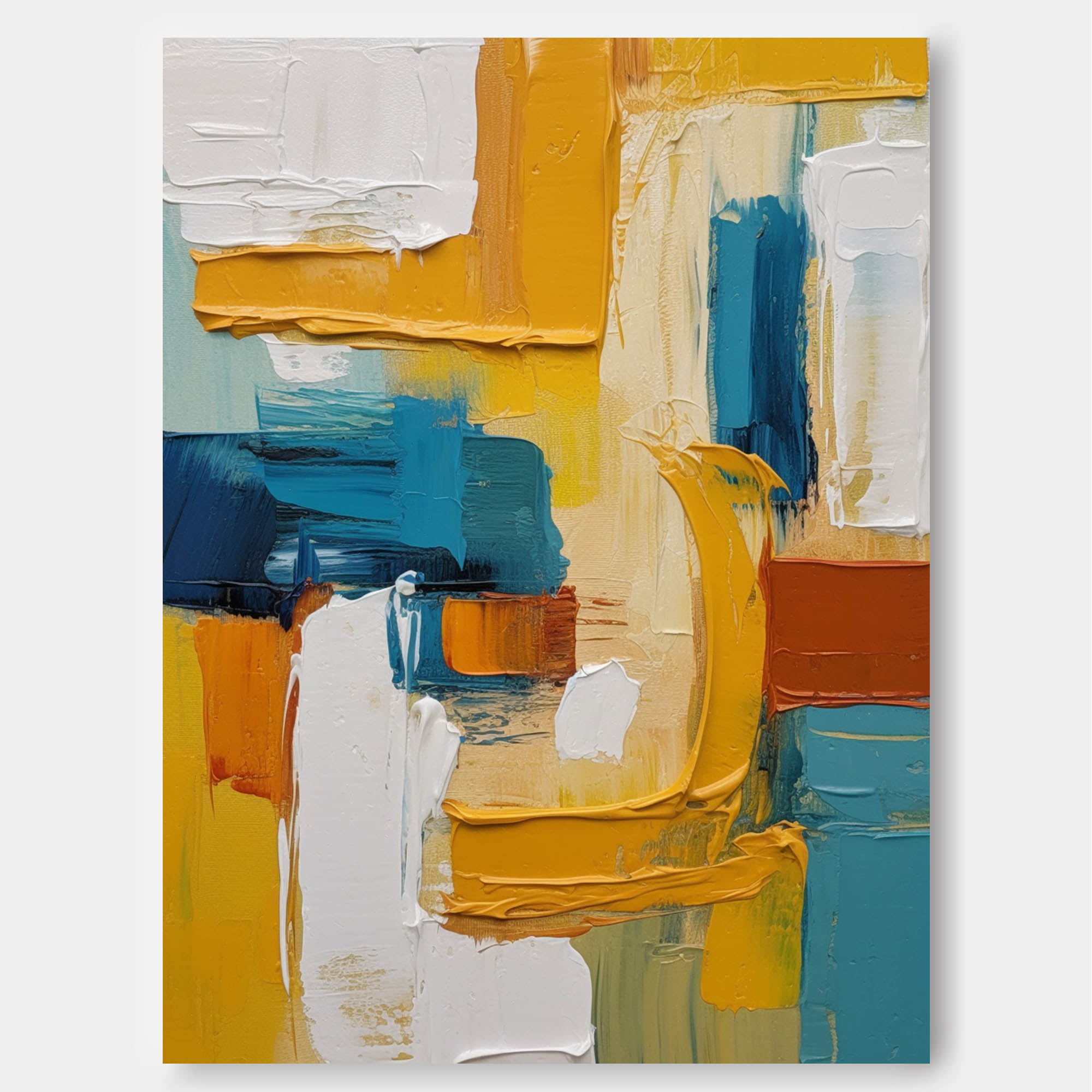 Golden Arches in Blue and Rust