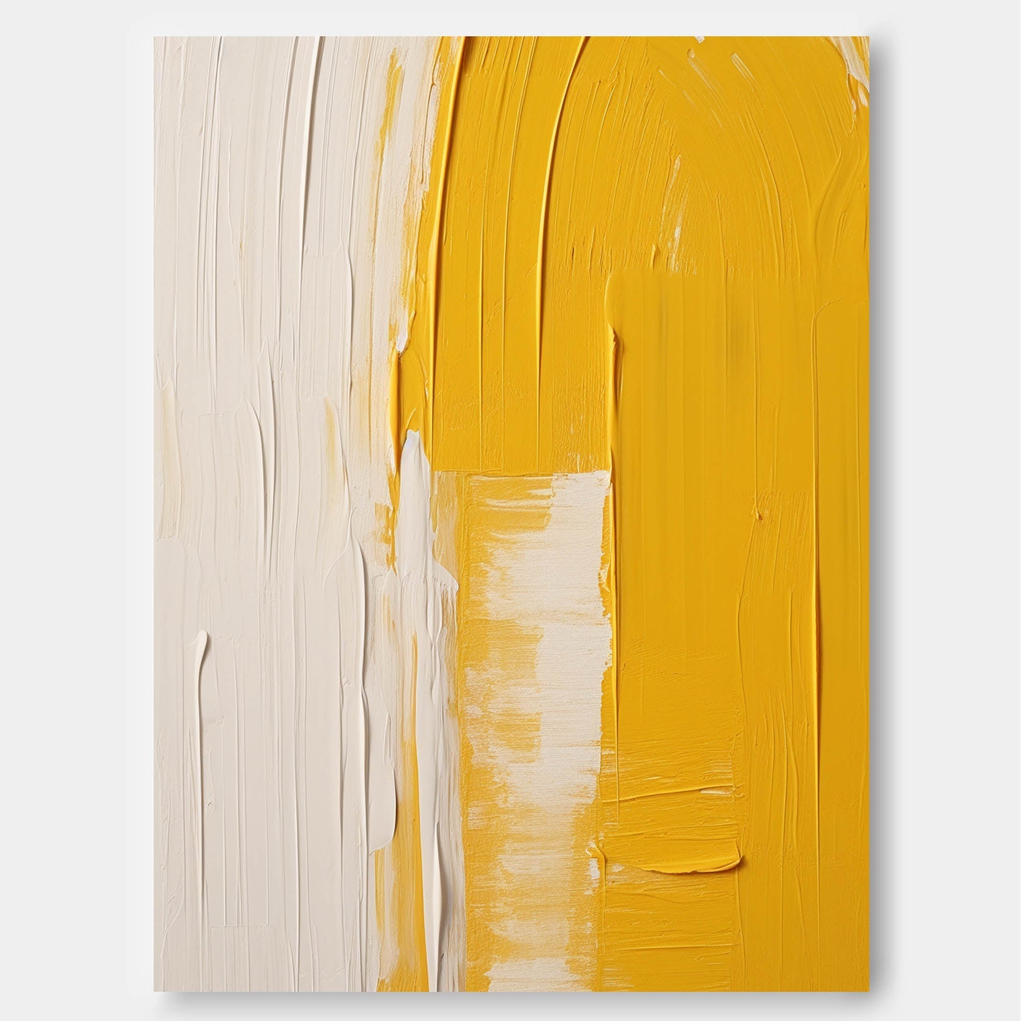 Sunlit Abstract Texture Canvas