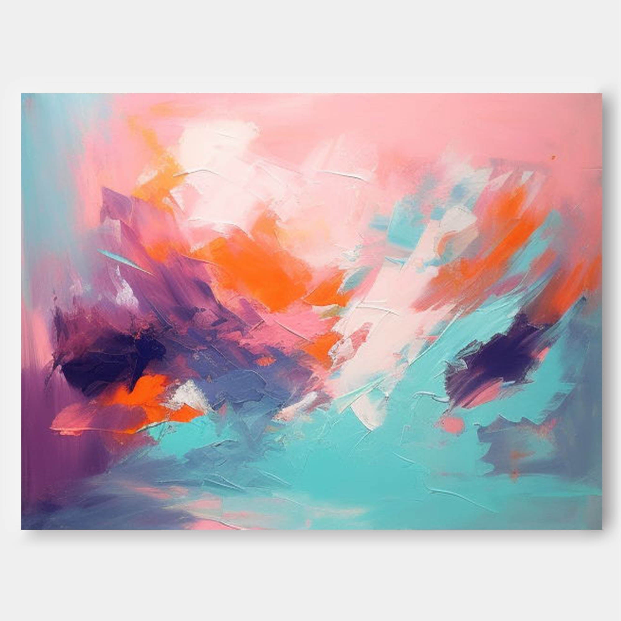 Serene Dusk Abstract Expression