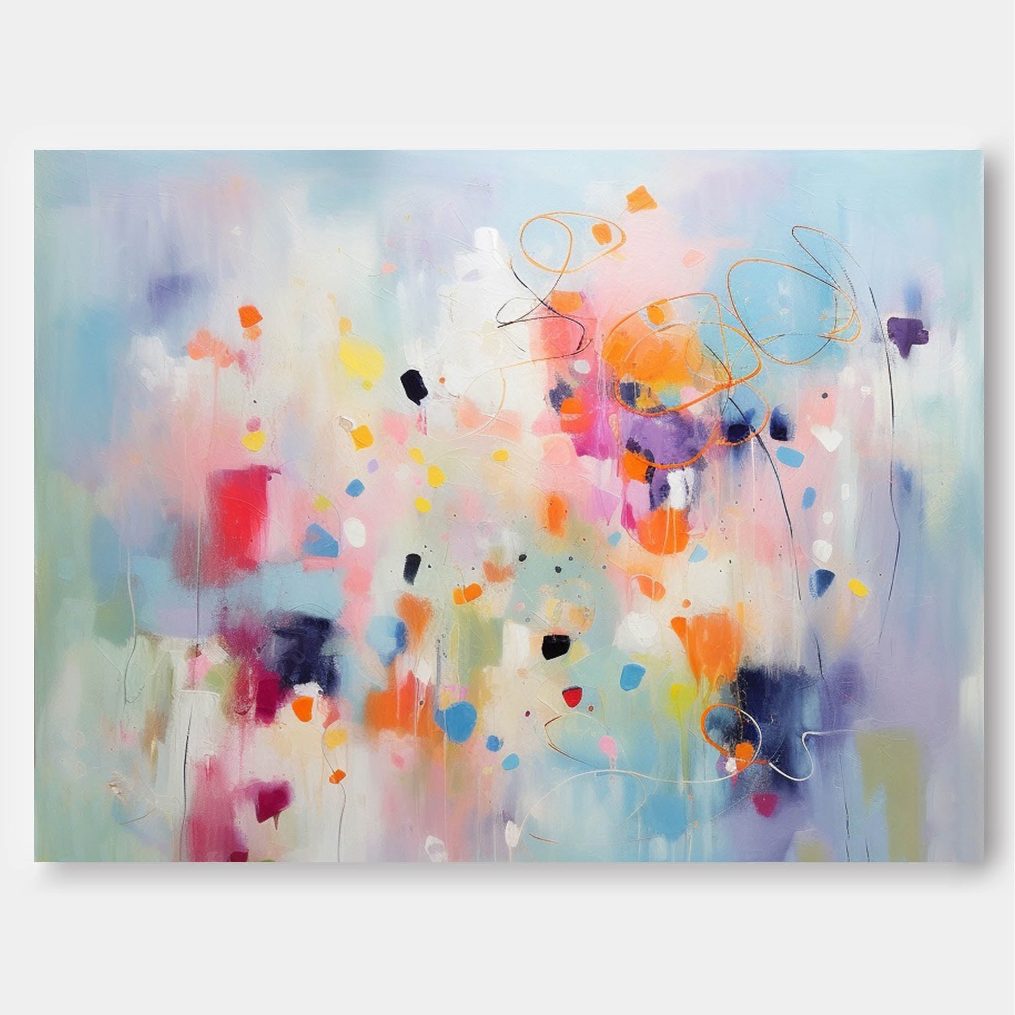 Vibrant Abstract Color Splash Art