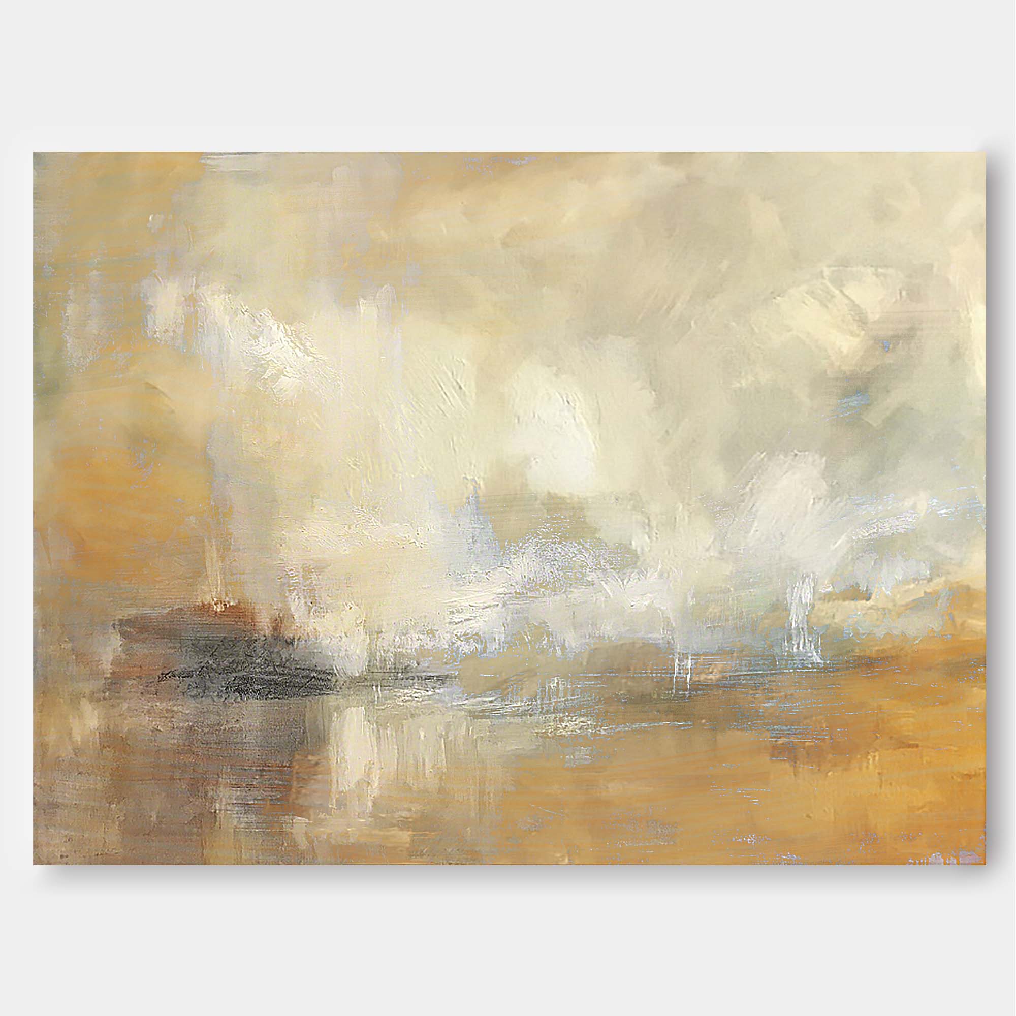 Ethereal Misty Landscape Art