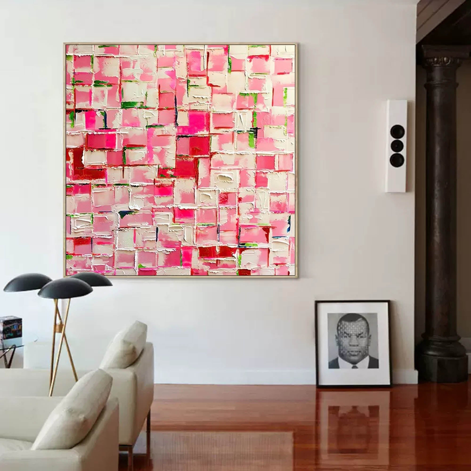 Spring Mosaic in Pink