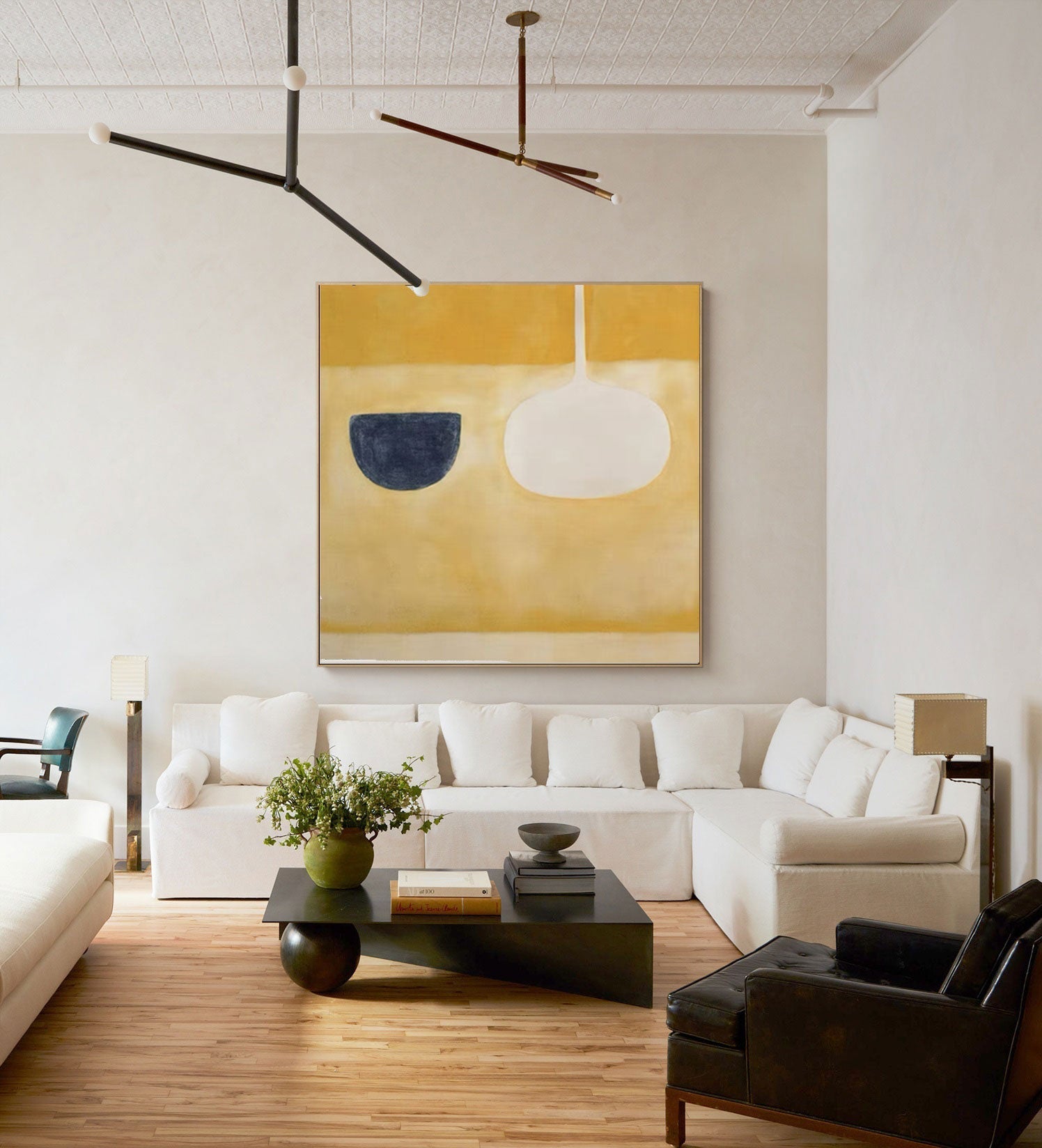 Minimalist Abstract Still Life Oil Painting
