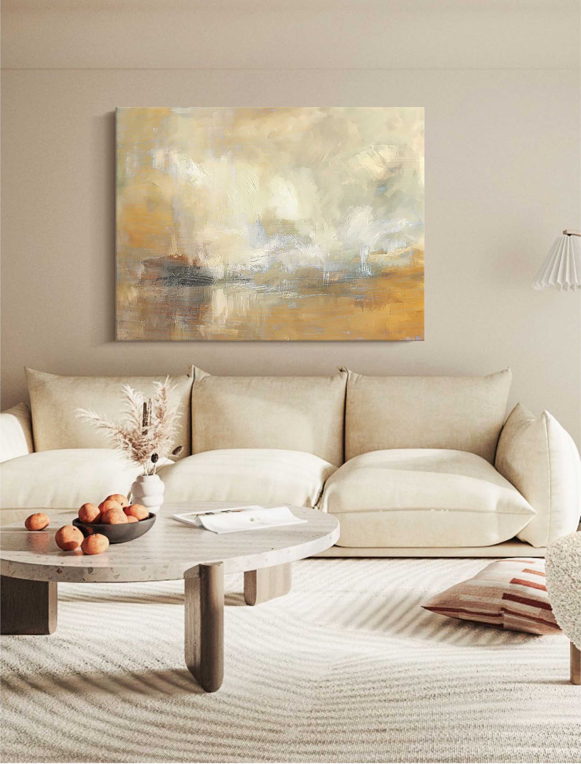 Ethereal Misty Landscape Art