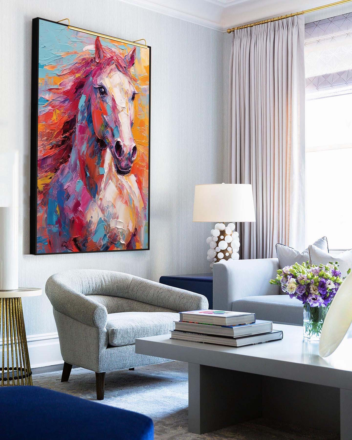 Radiant Horse in Vibrant Colors