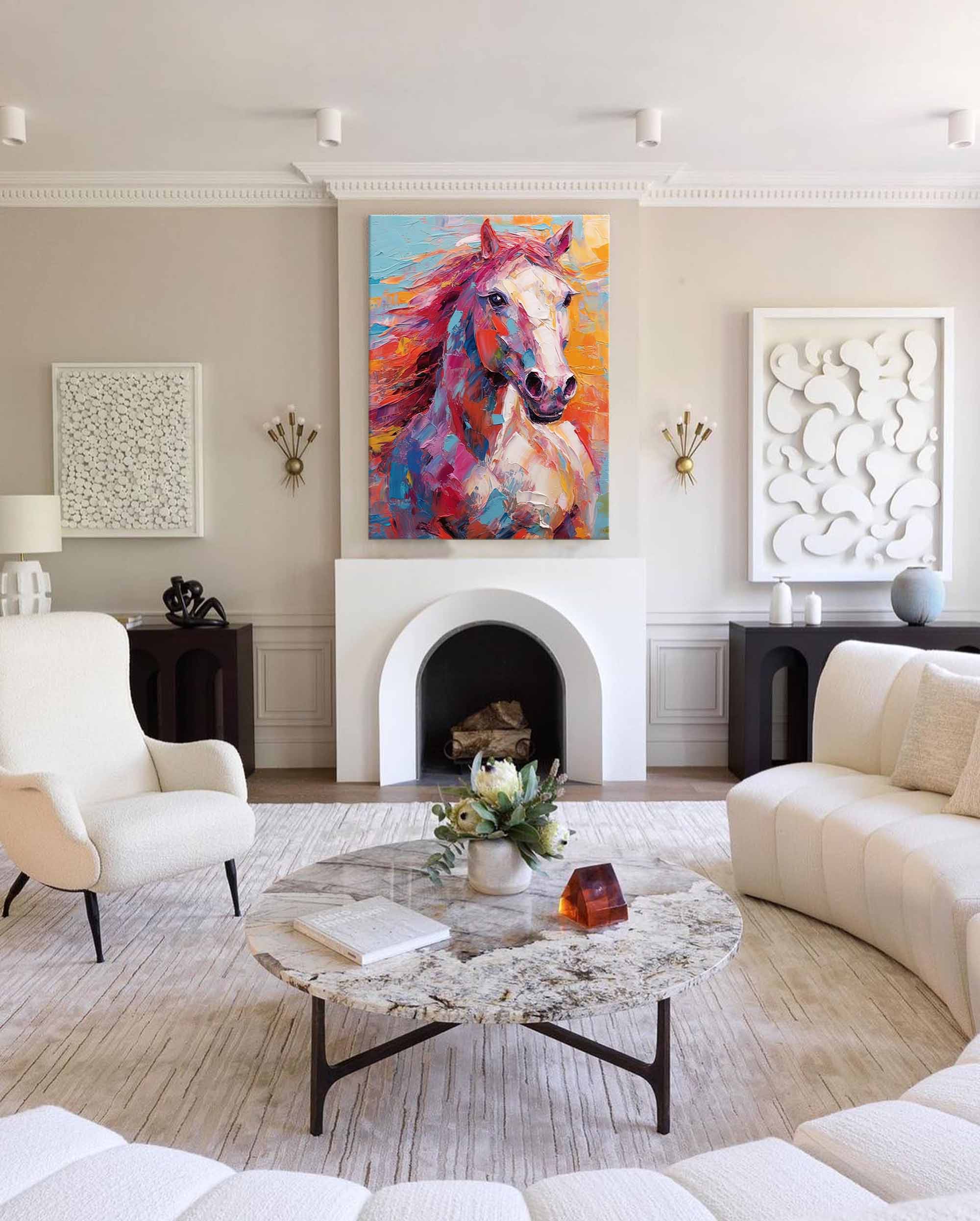 Radiant Horse in Vibrant Colors