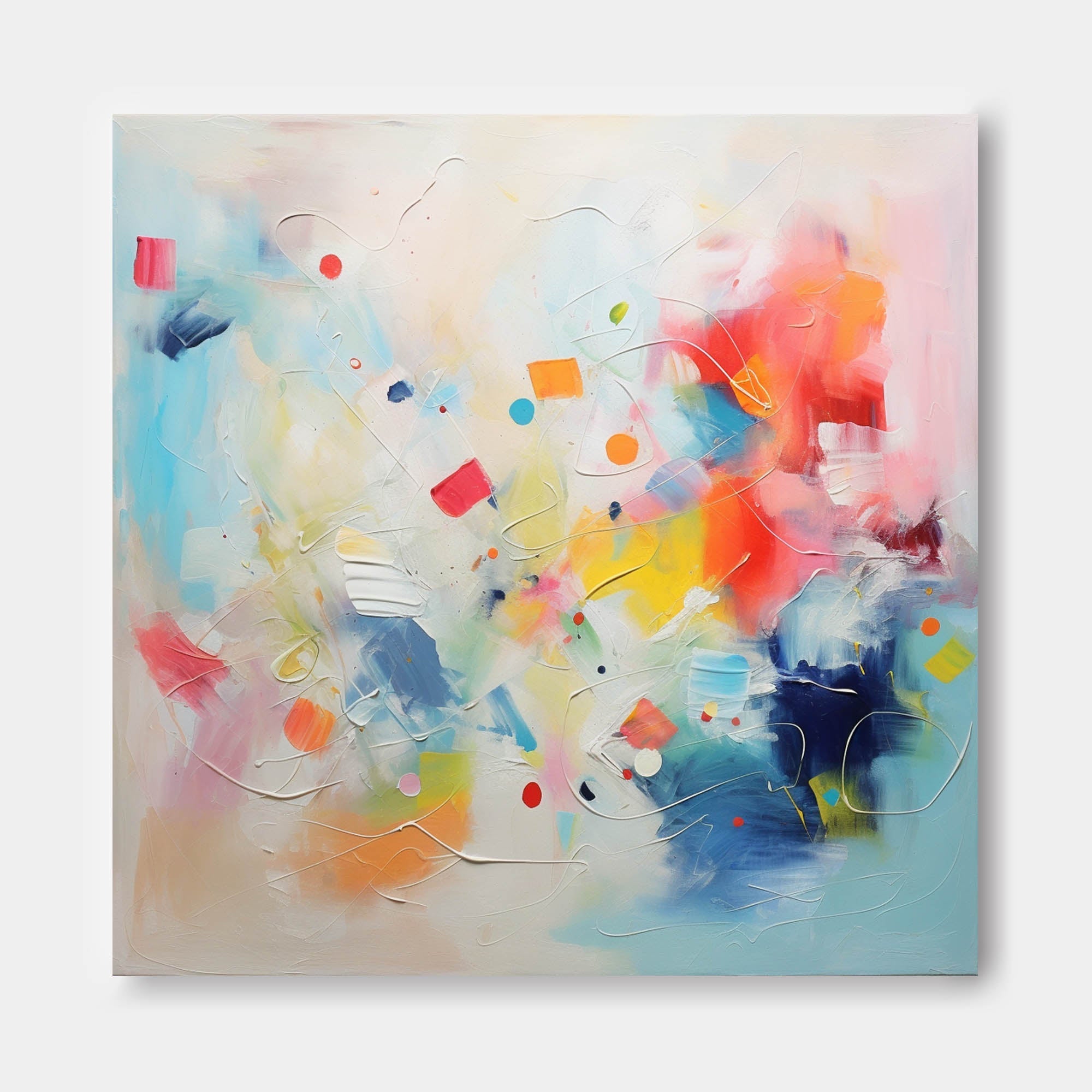 Vibrant Abstract Energy Flow Art