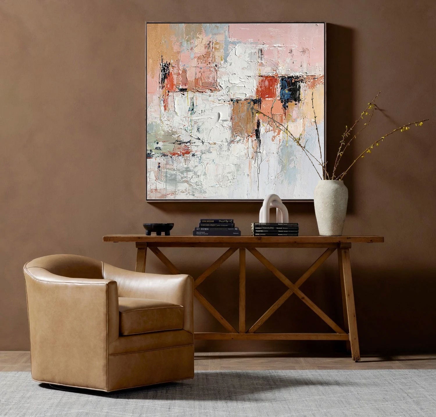 Textured Abstract Oil Painting
