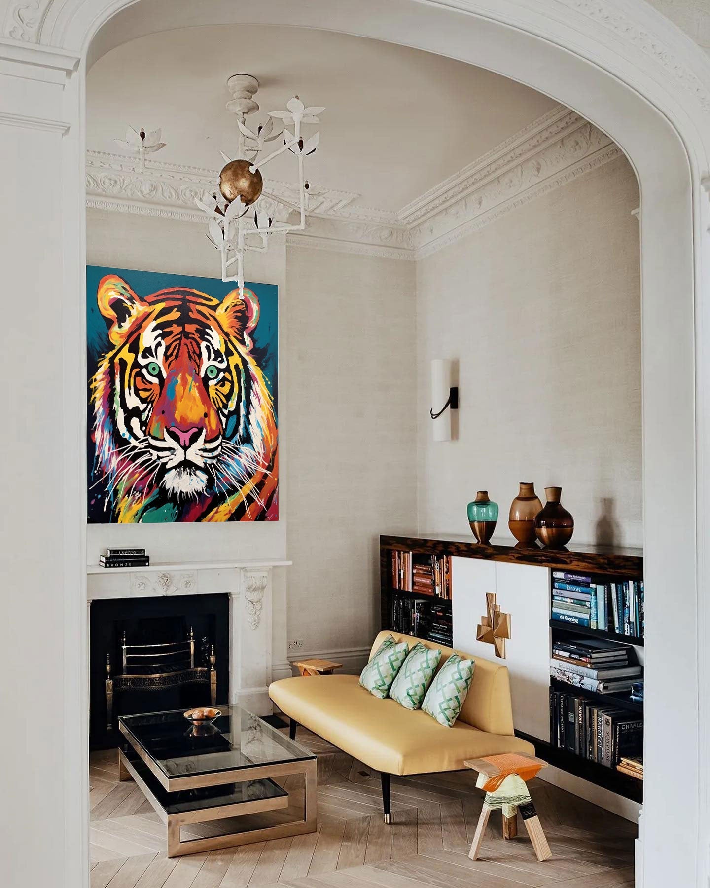 Vibrant Tiger in Full Color