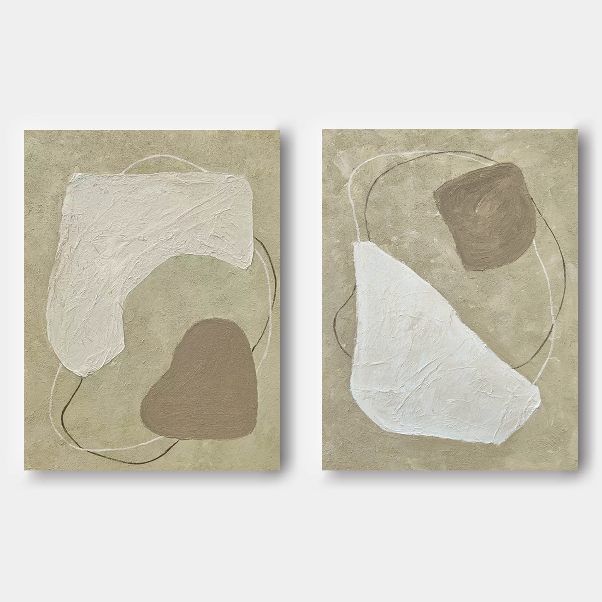 Abstract Painting Set Of 2 #SP117