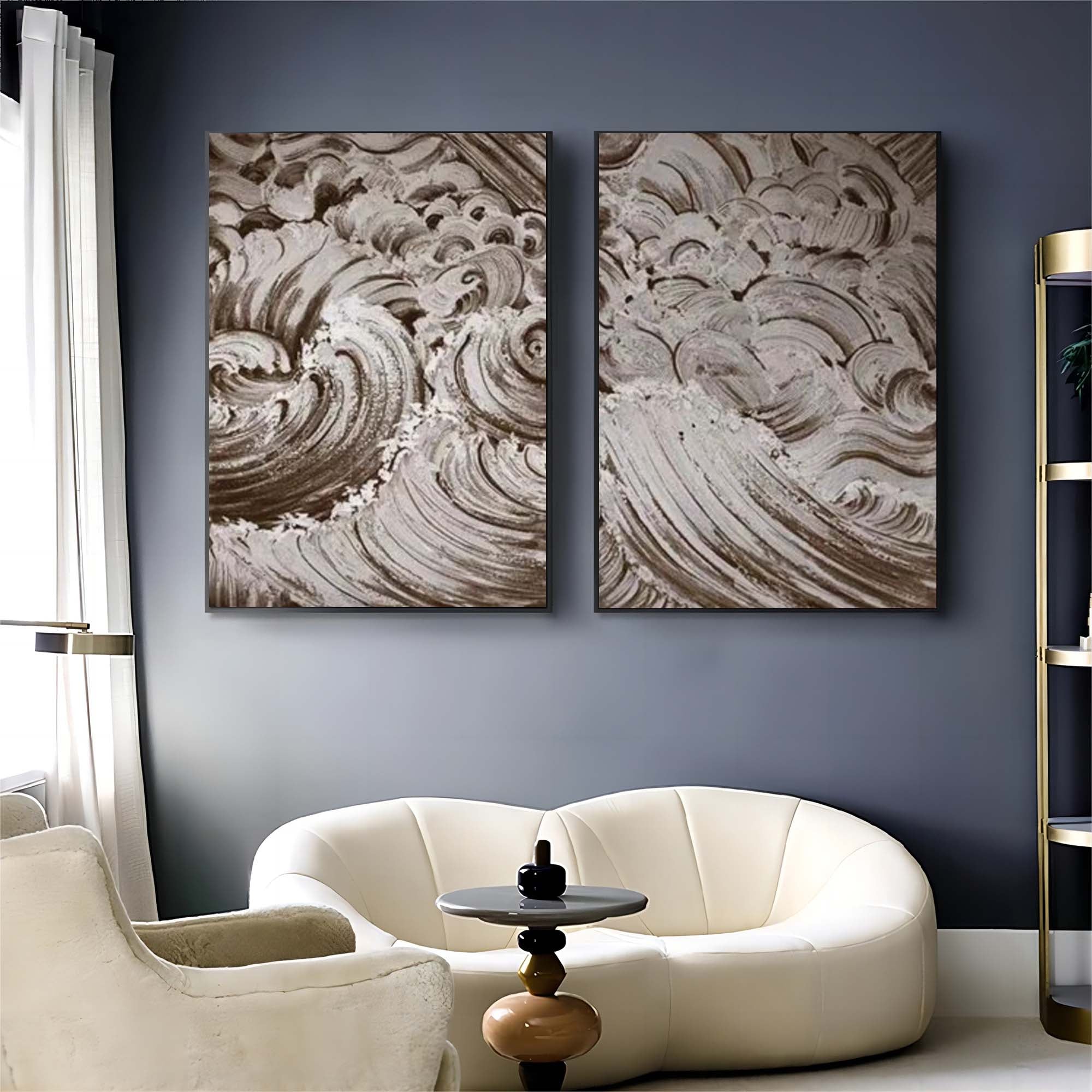Abstract Painting Set Of 2 #SP124