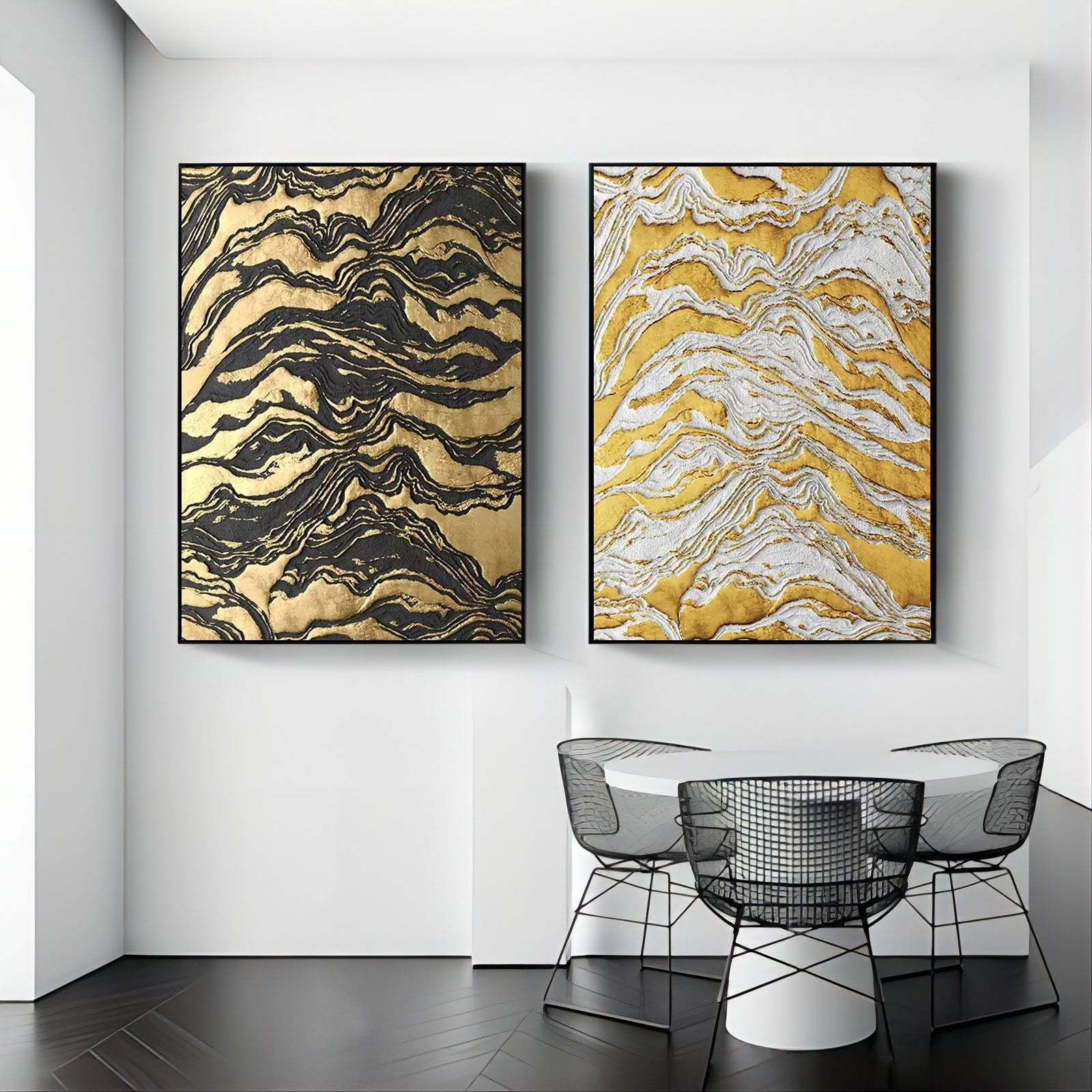 Abstract Painting Set Of 2 #SP008