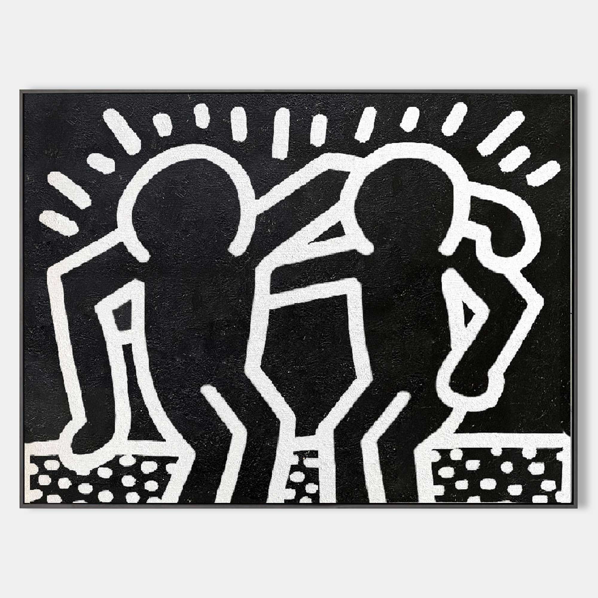 Keith Haring Style Painting #KS016