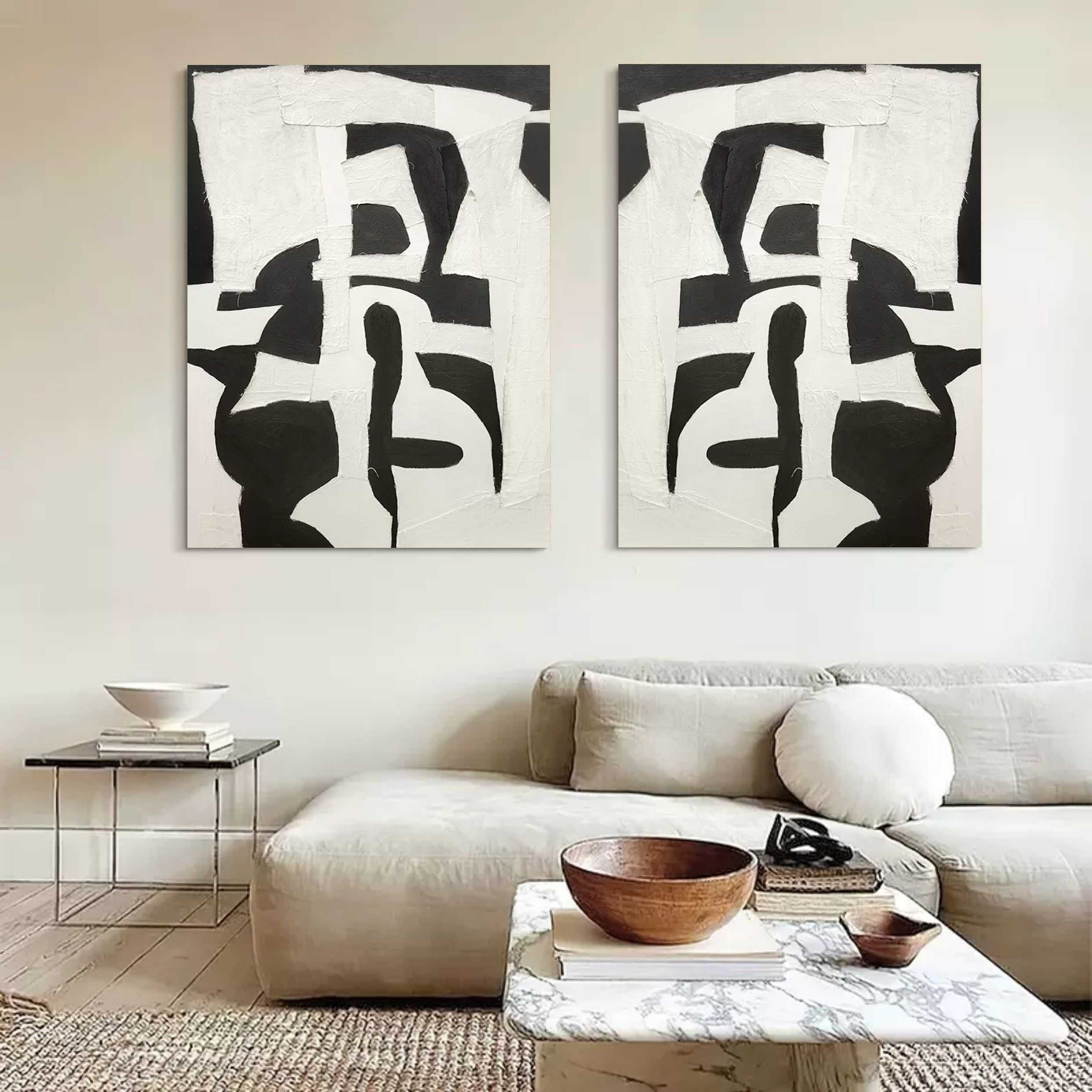 Abstract Painting Set Of 2 #SP119