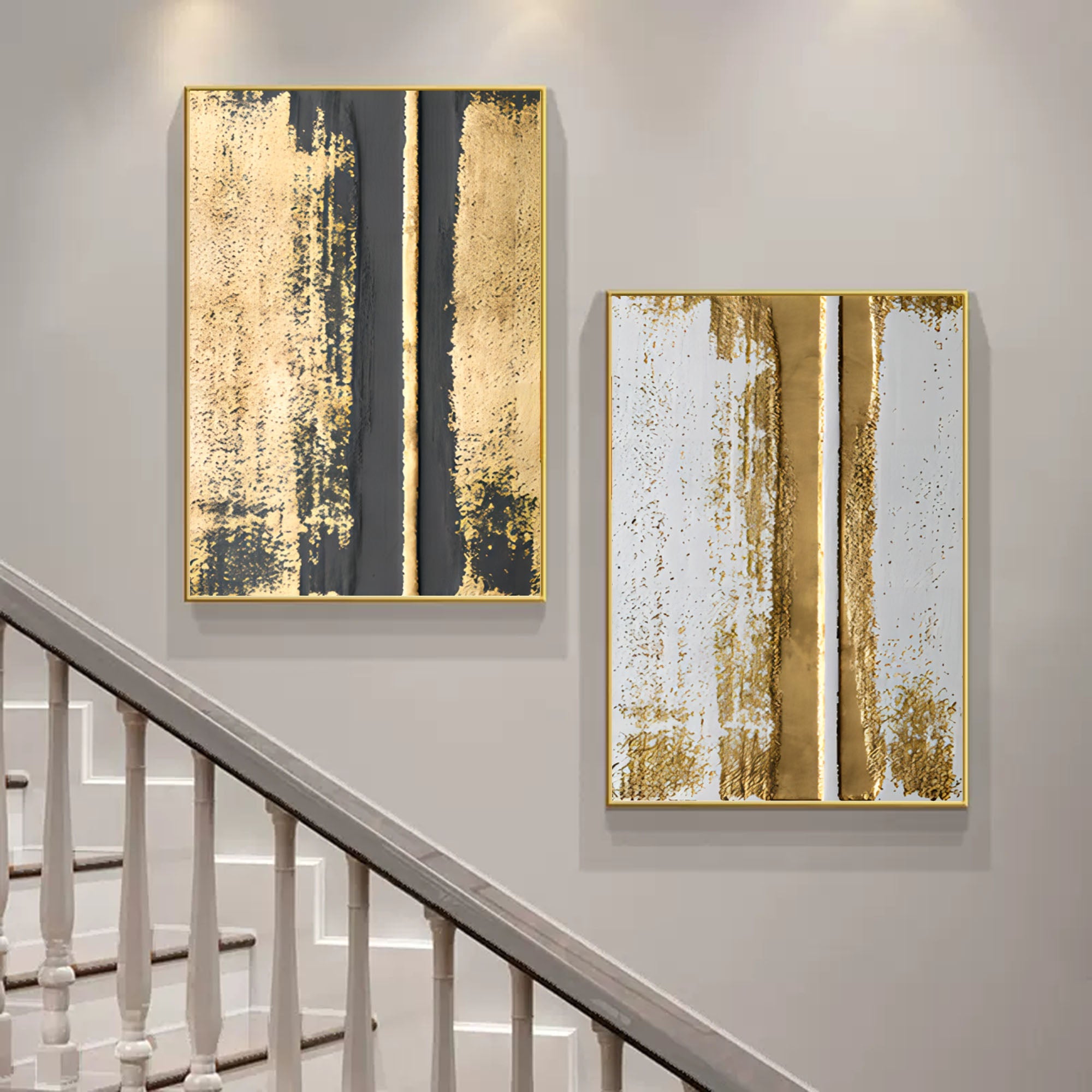 Abstract Painting Set Of 2 #SP019