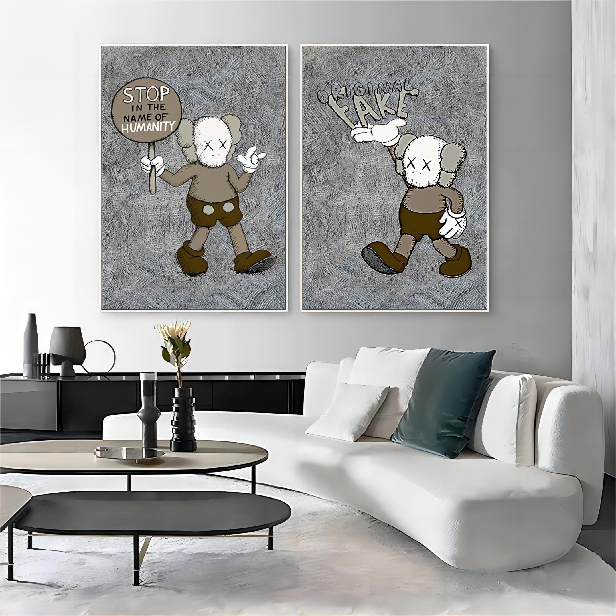 KAWS Painting Set Of 2 #SP001