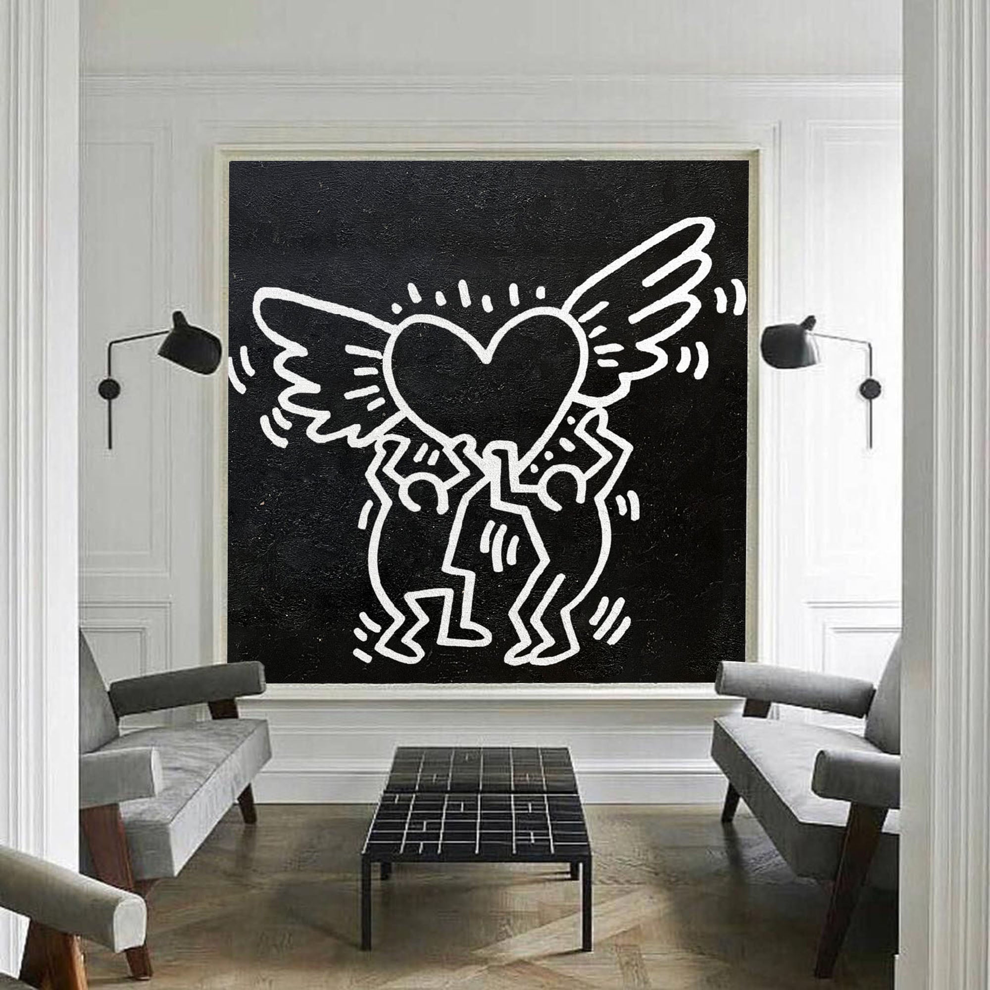 Keith Haring Style Painting #KS024