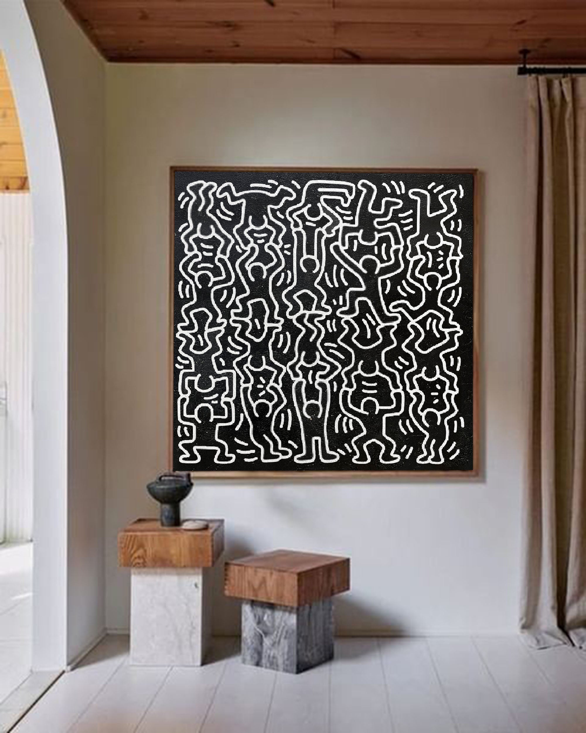 Keith Haring Style Painting #KS014