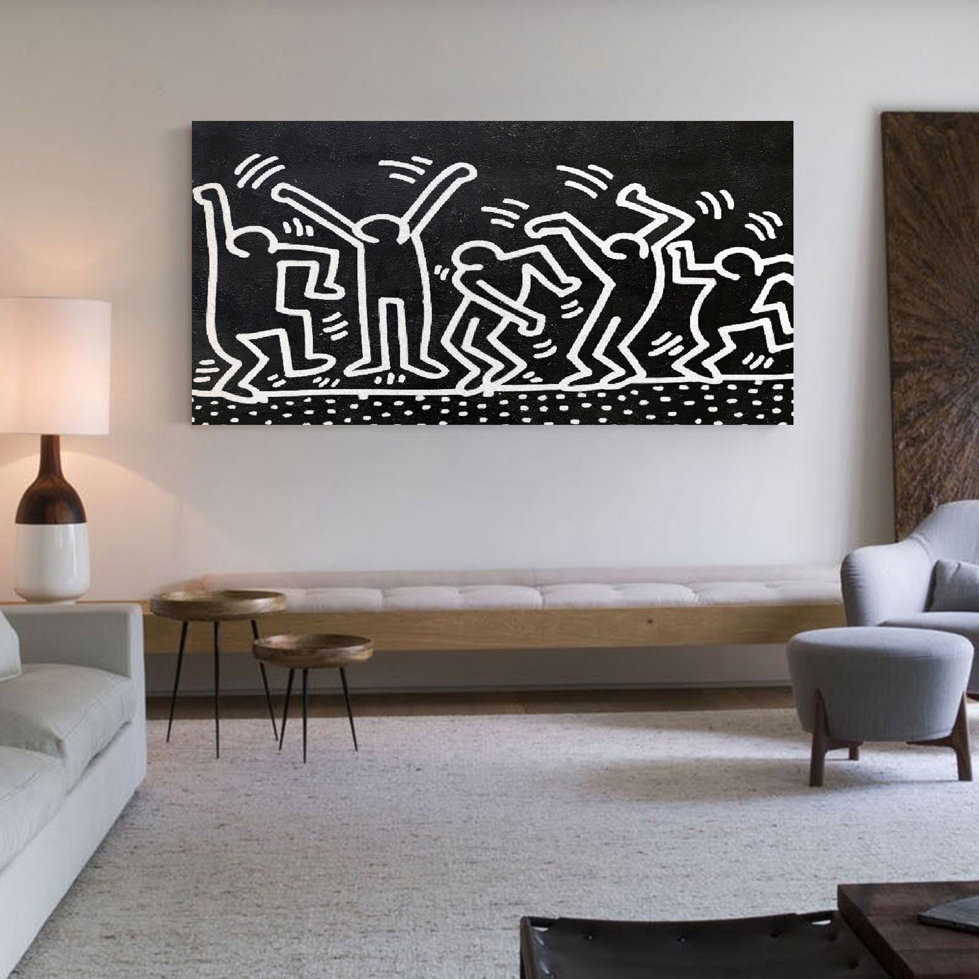 Keith Haring Style Painting #KS009