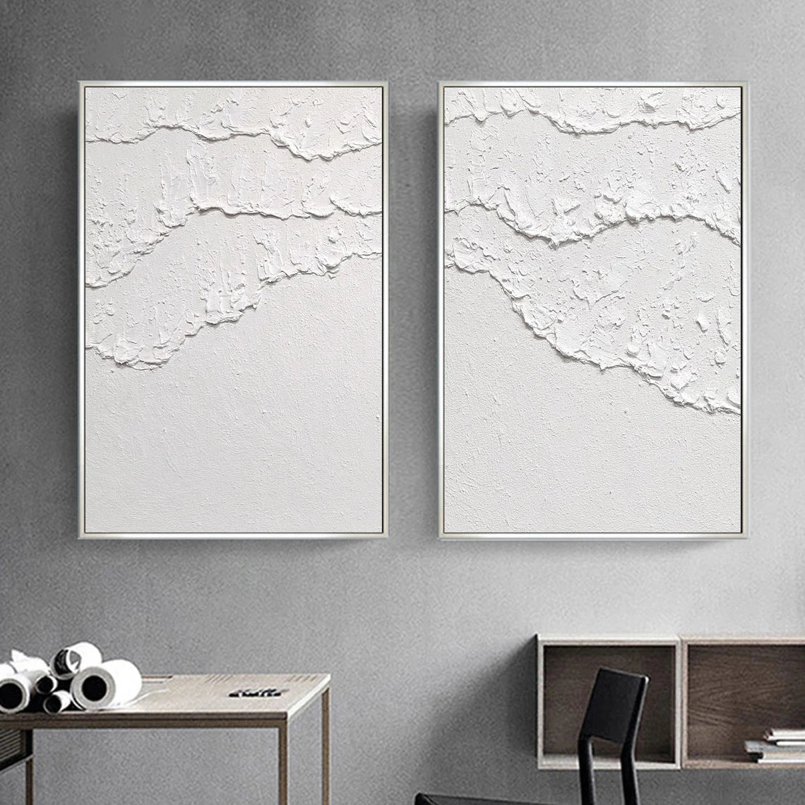 Abstract Painting Set Of 2 #SP025