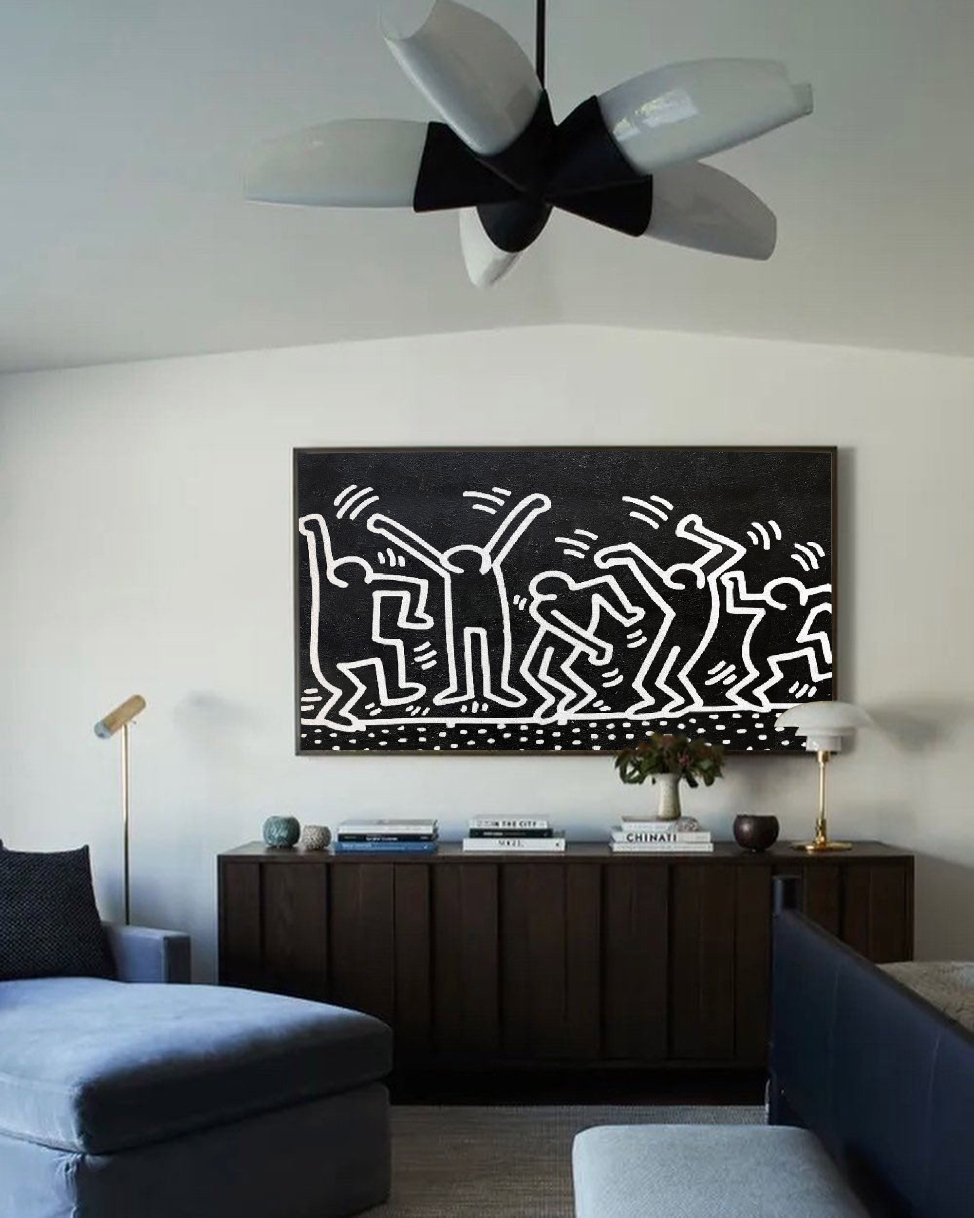 Keith Haring Style Painting #KS009