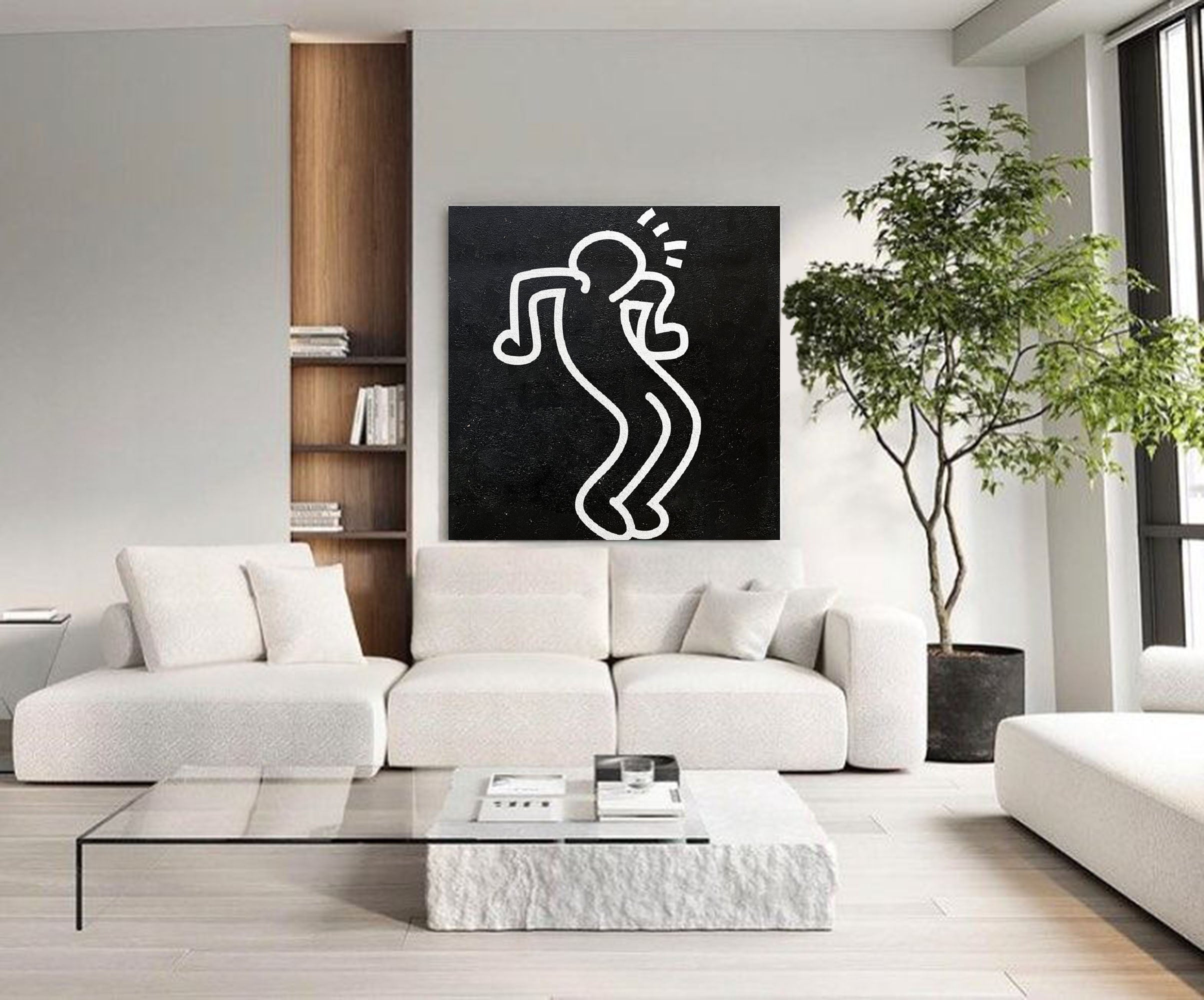 Keith Haring Style painting #KS021