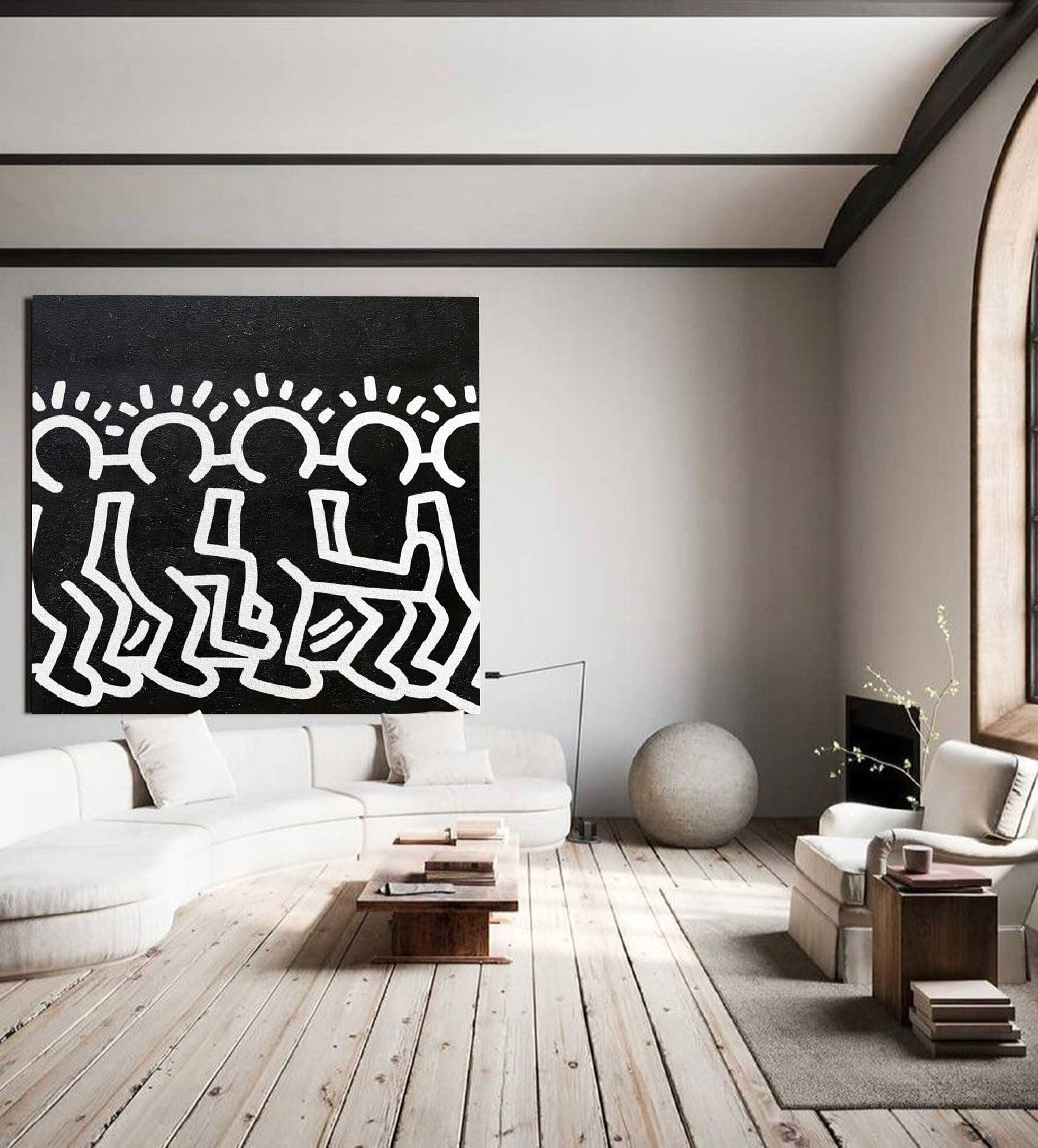 Keith Haring Style painting #KS022